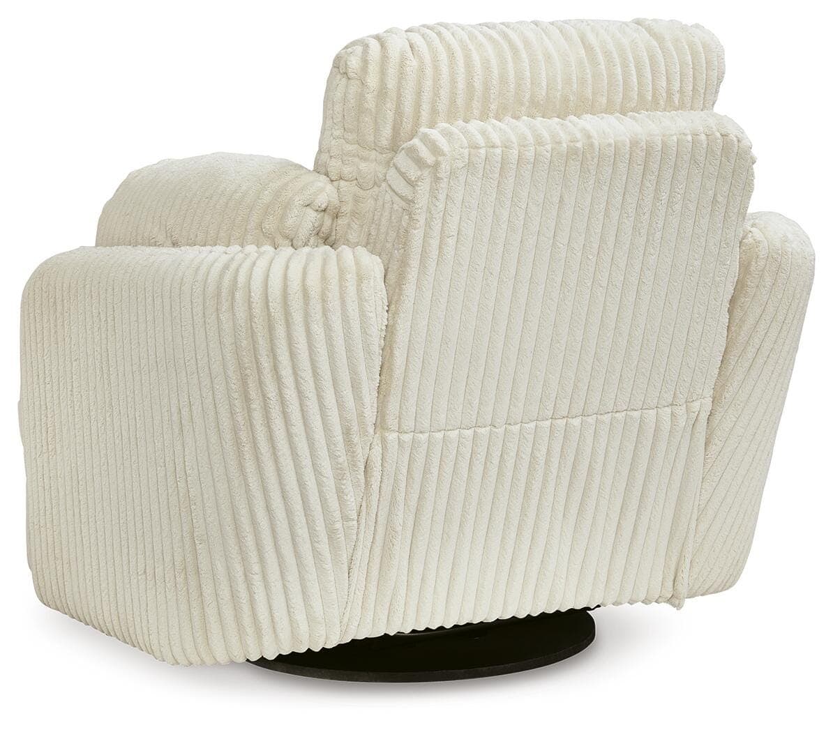 Tie-Breaker Swivel Glider Recliner — White — view 5
