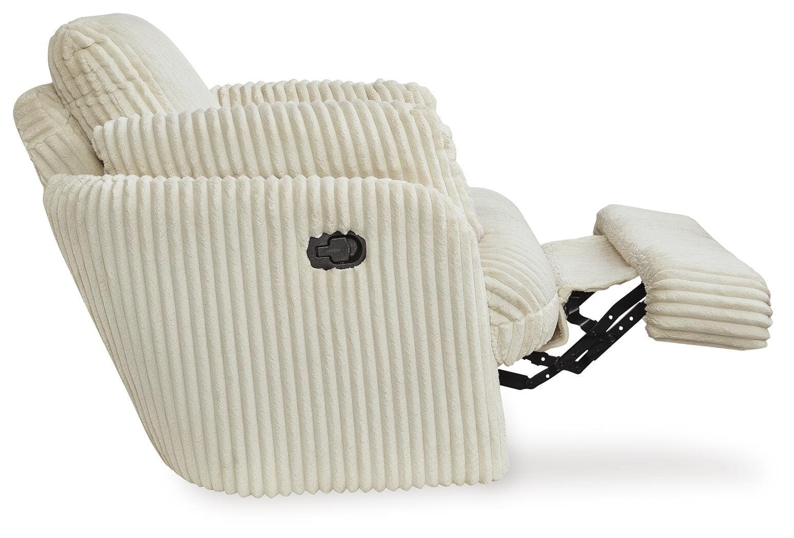 Tie-Breaker Swivel Glider Recliner — White — view 7