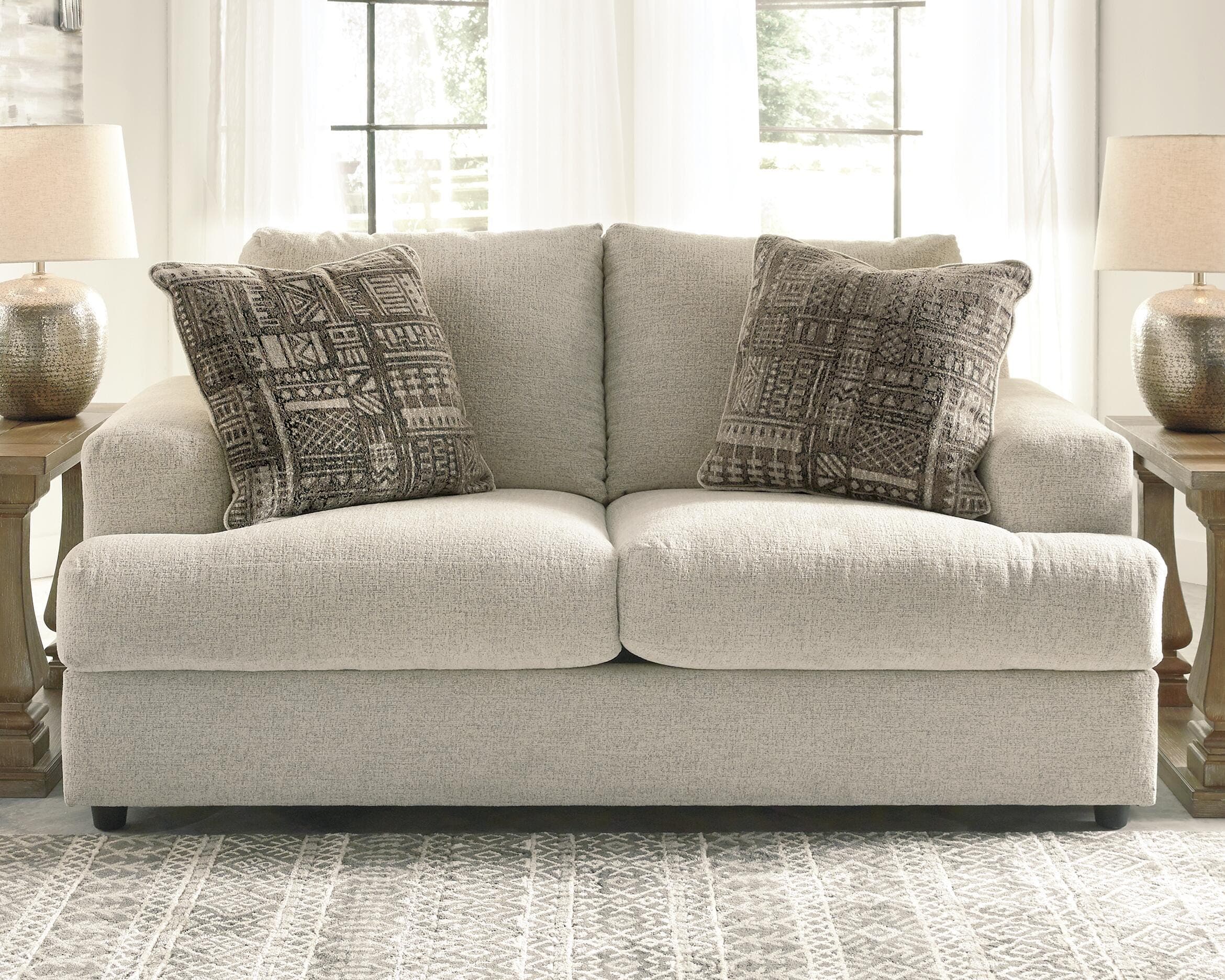 Soletren Loveseat — White — view 2