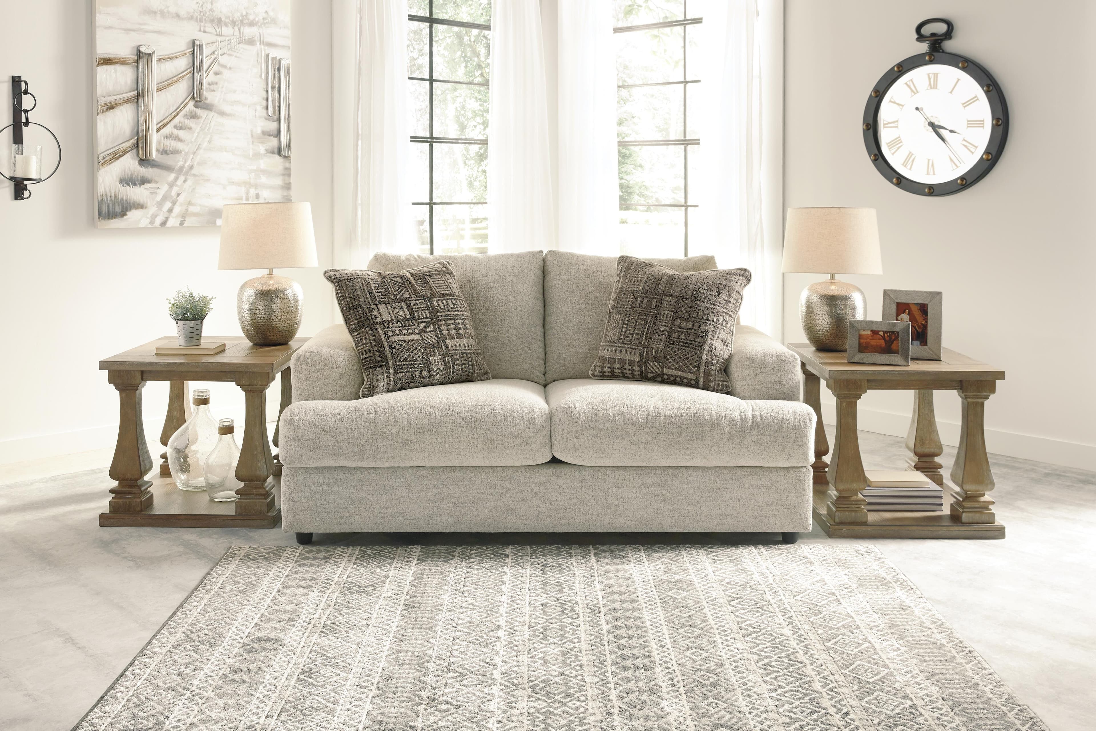 Soletren Loveseat — White — view 5