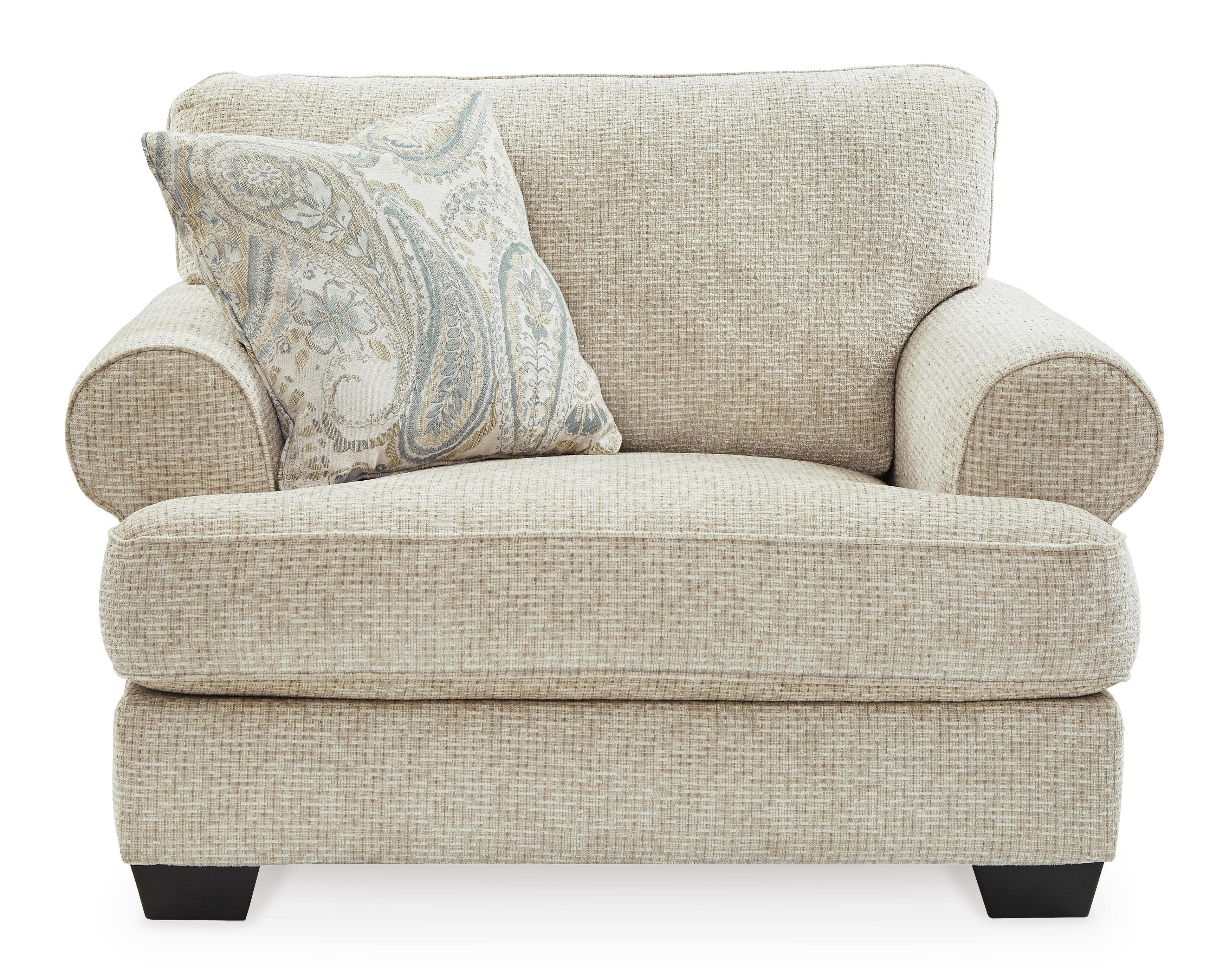 Monaghan Oversized Chair — White — view 3