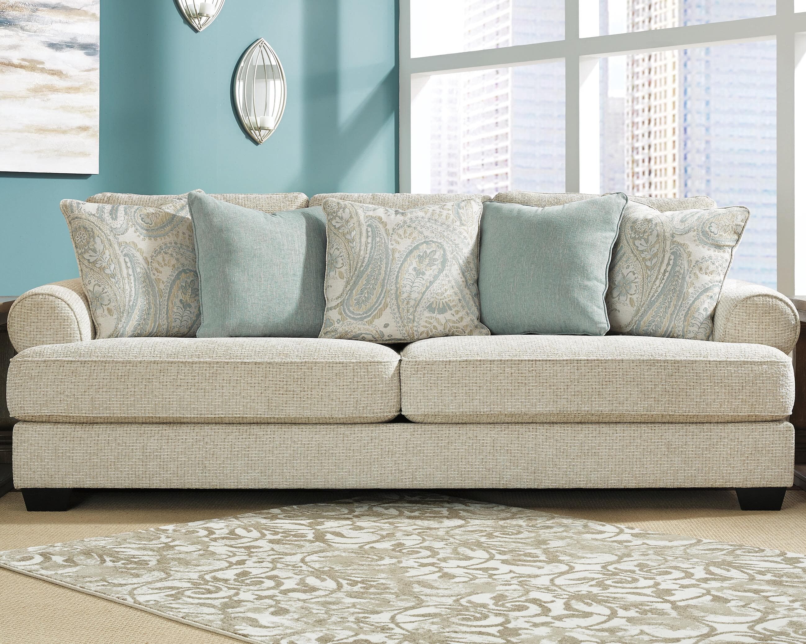 Monaghan Sofa — White — view 2