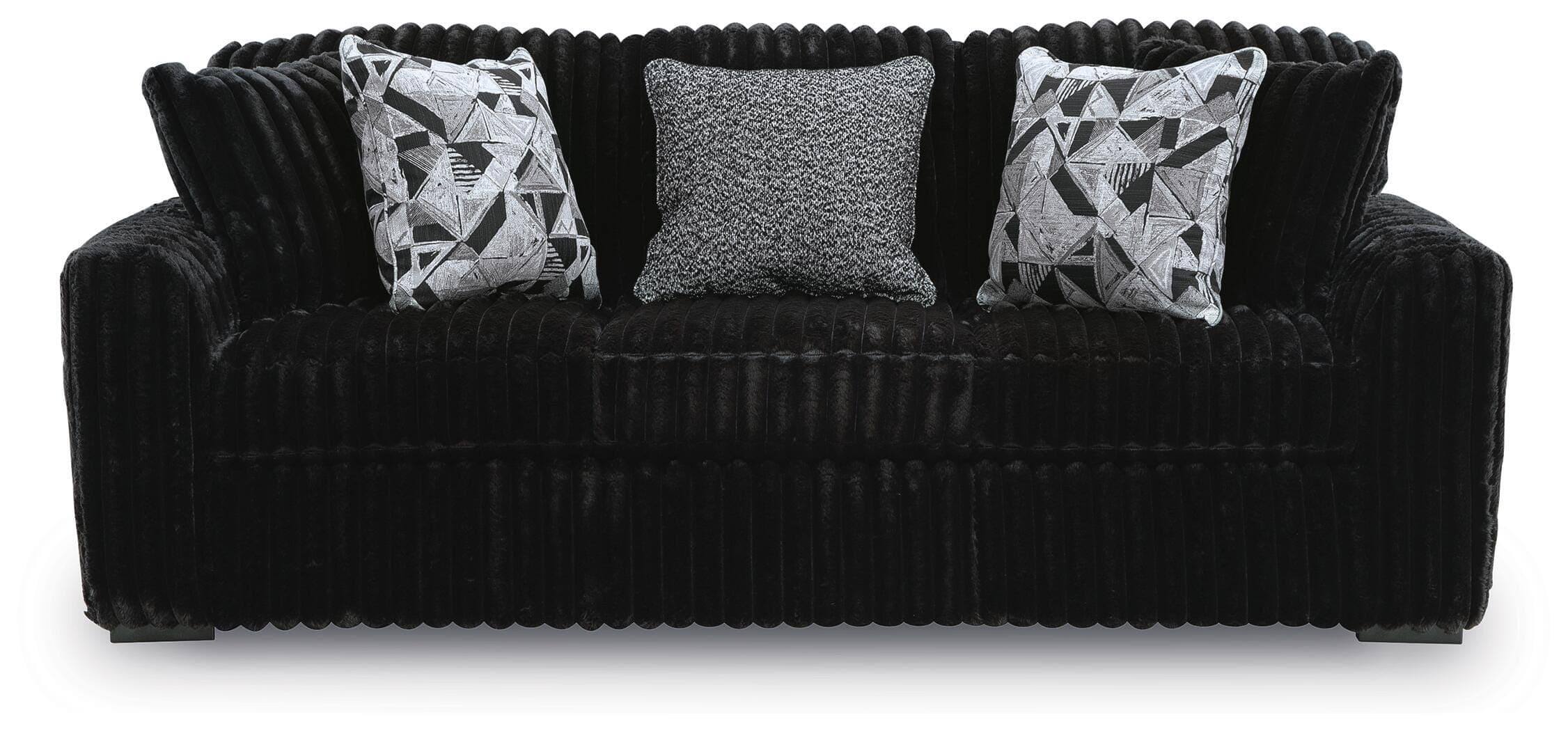 Midnight-Madness Sofa — Black/Gray — view 3