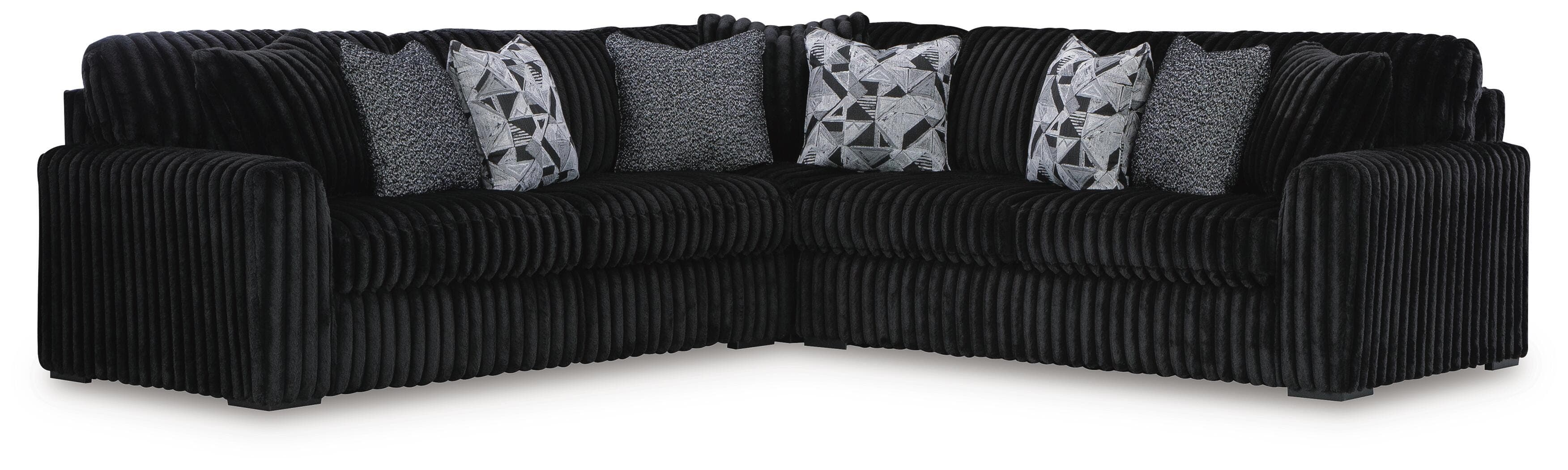 Midnight-Madness 3-Piece Sectional