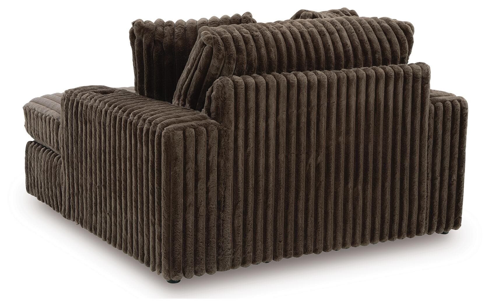 Midnight-Madness Oversized Chaise — Brown/Beige — view 4