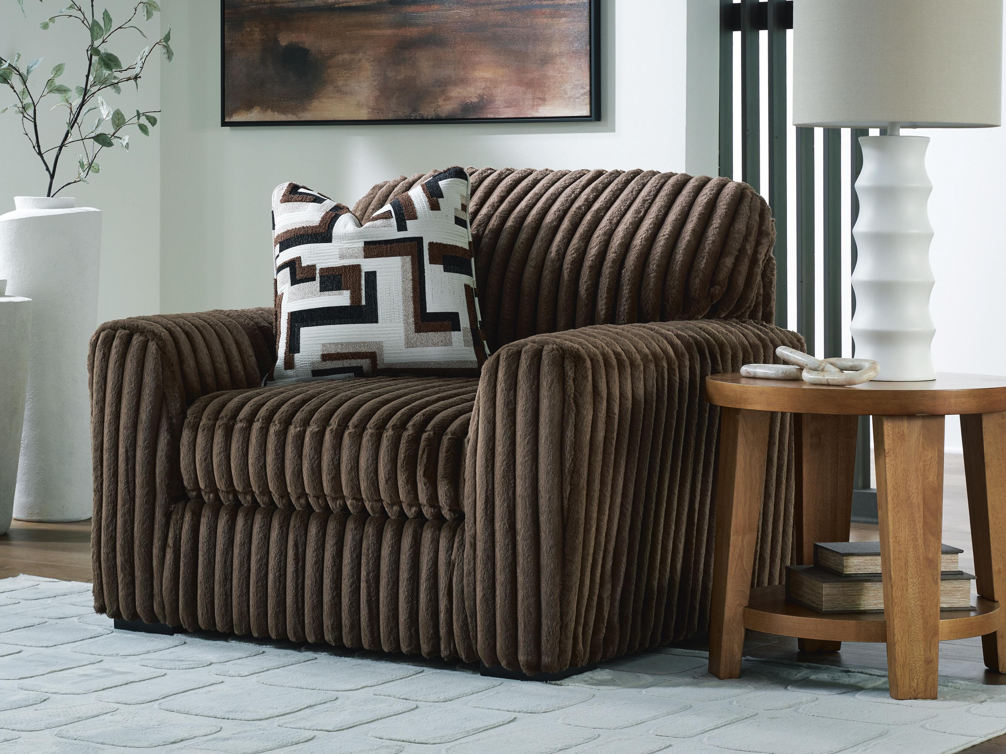 Midnight-Madness Oversized Chair — Chocolate — view 2