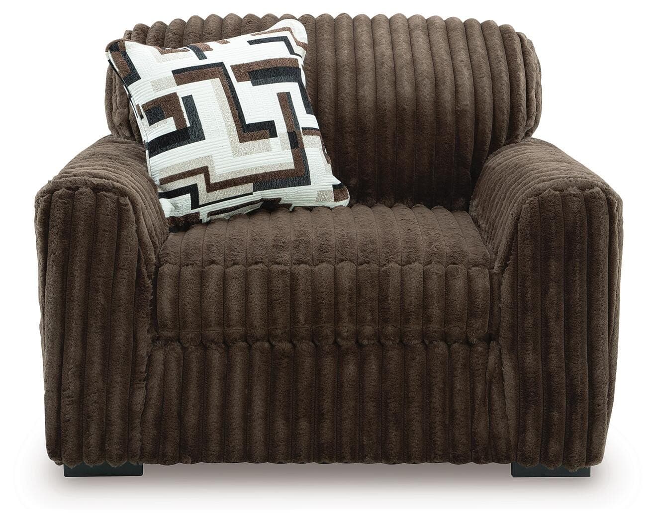Midnight-Madness Oversized Chair — Chocolate — view 3