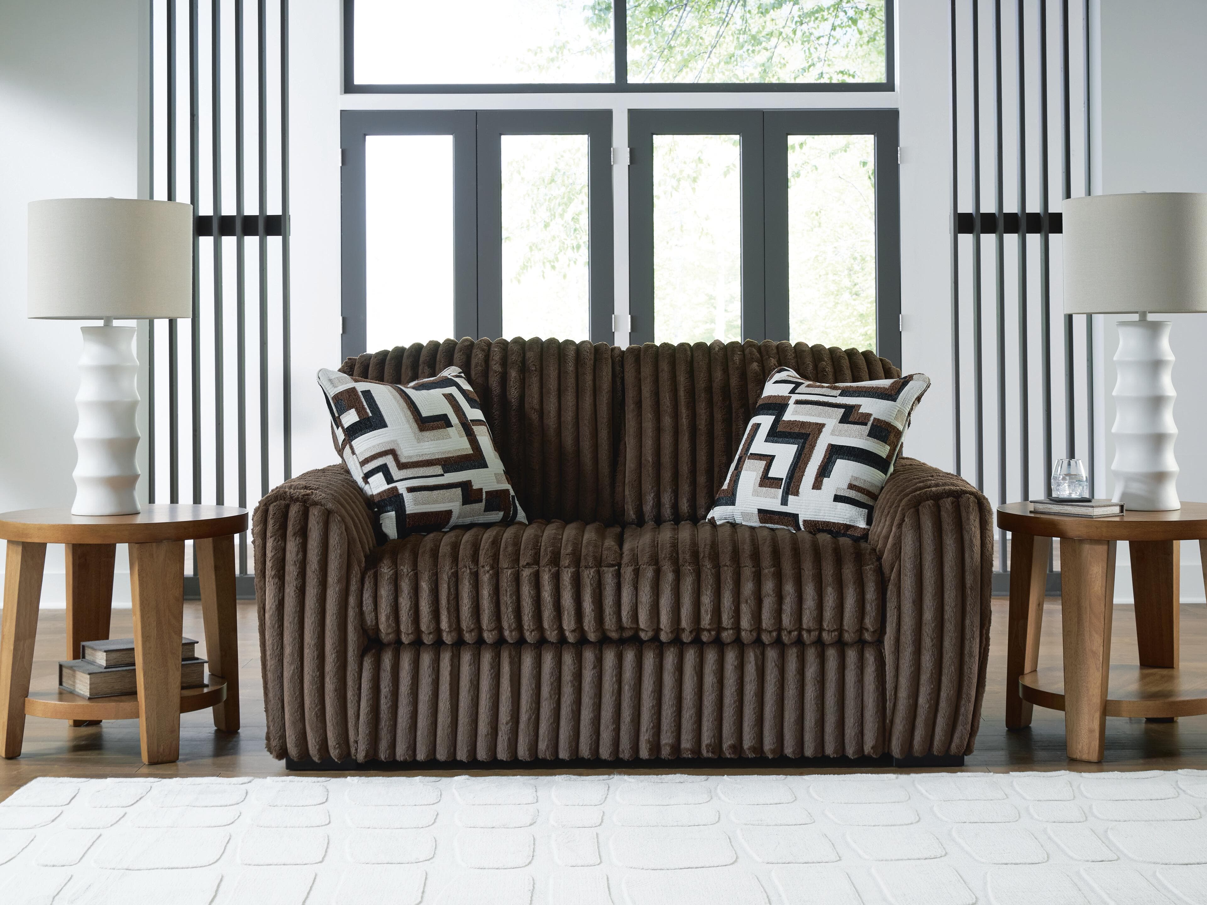 Midnight-Madness Loveseat — Chocolate — view 2