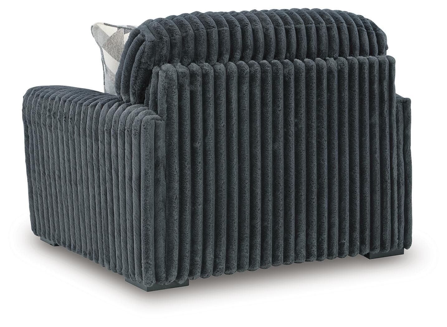 Midnight-Madness Oversized Chair — Black/Gray — view 4