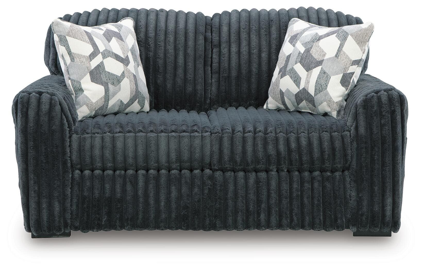 Midnight-Madness Loveseat — Black/Gray — view 3