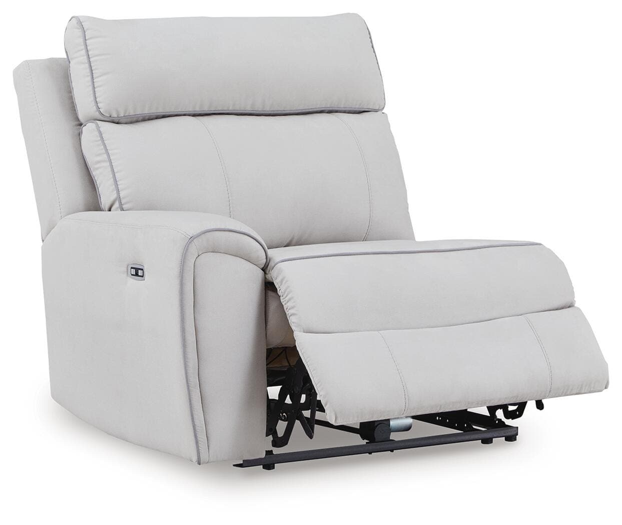 Grafton Pike 5-Piece Power Reclining Sectional — Pearl/Ash — view 7