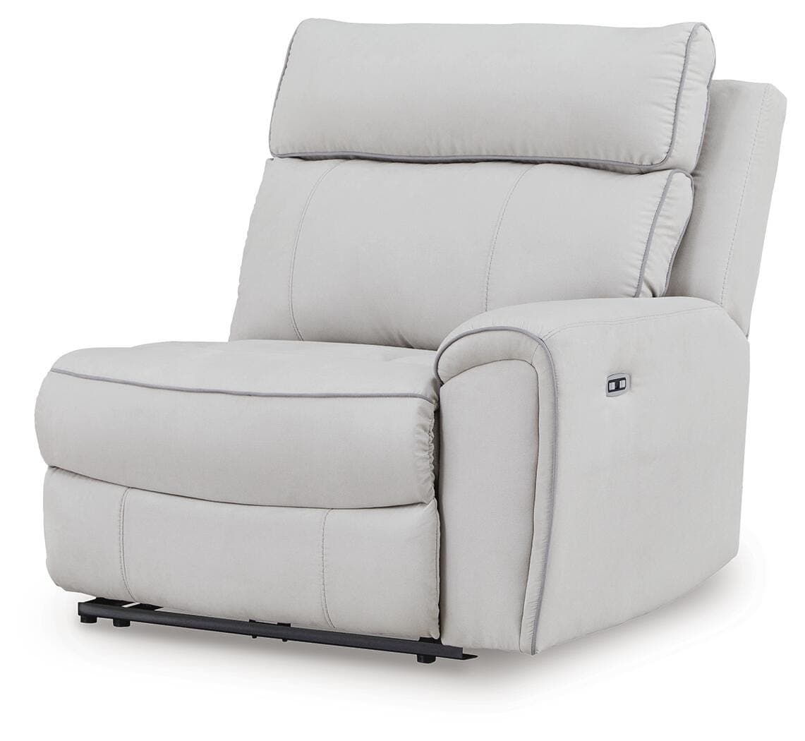 Grafton Pike 5-Piece Power Reclining Sectional — Pearl/Ash — view 8