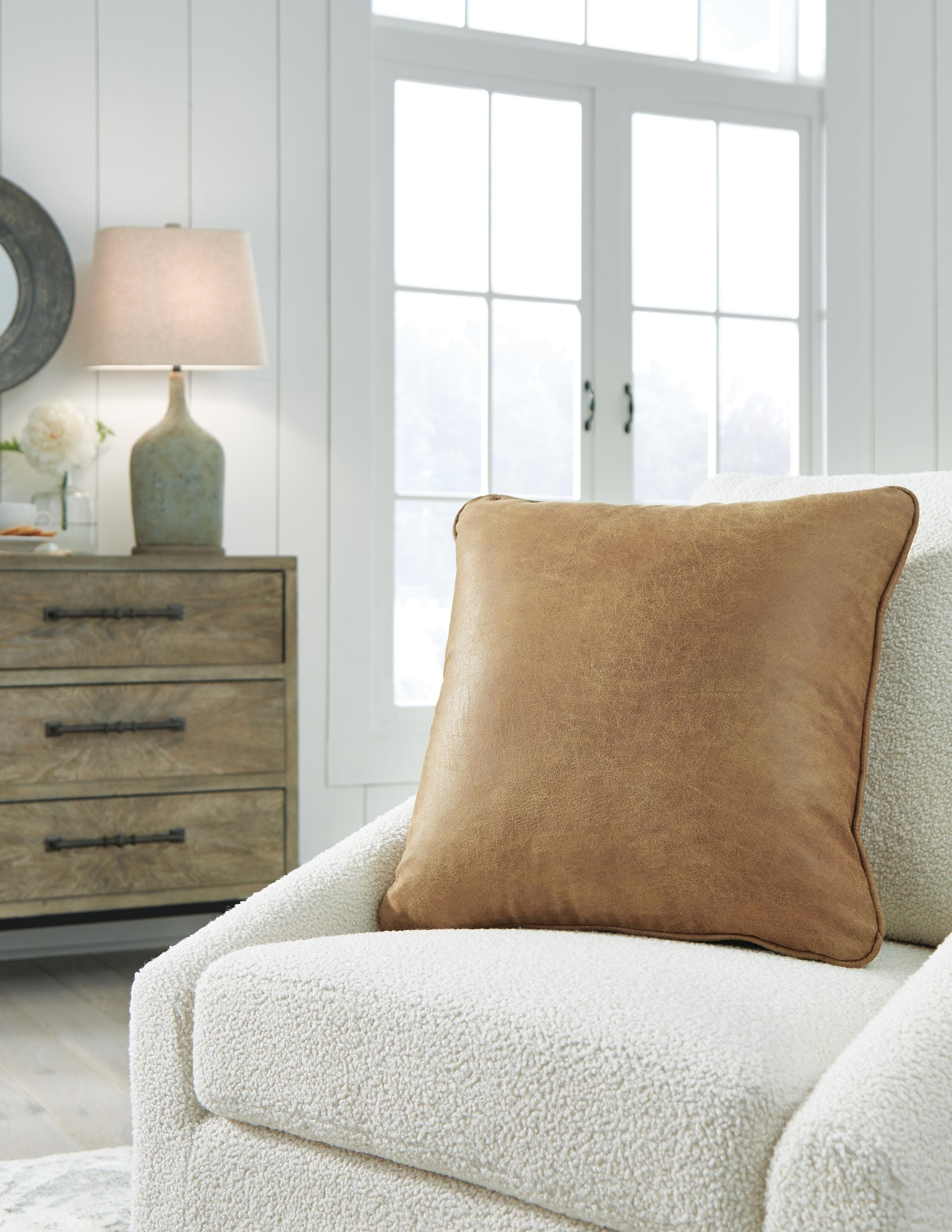 Cortnie Pillow (Set of 4) — Brown/Beige — view 5