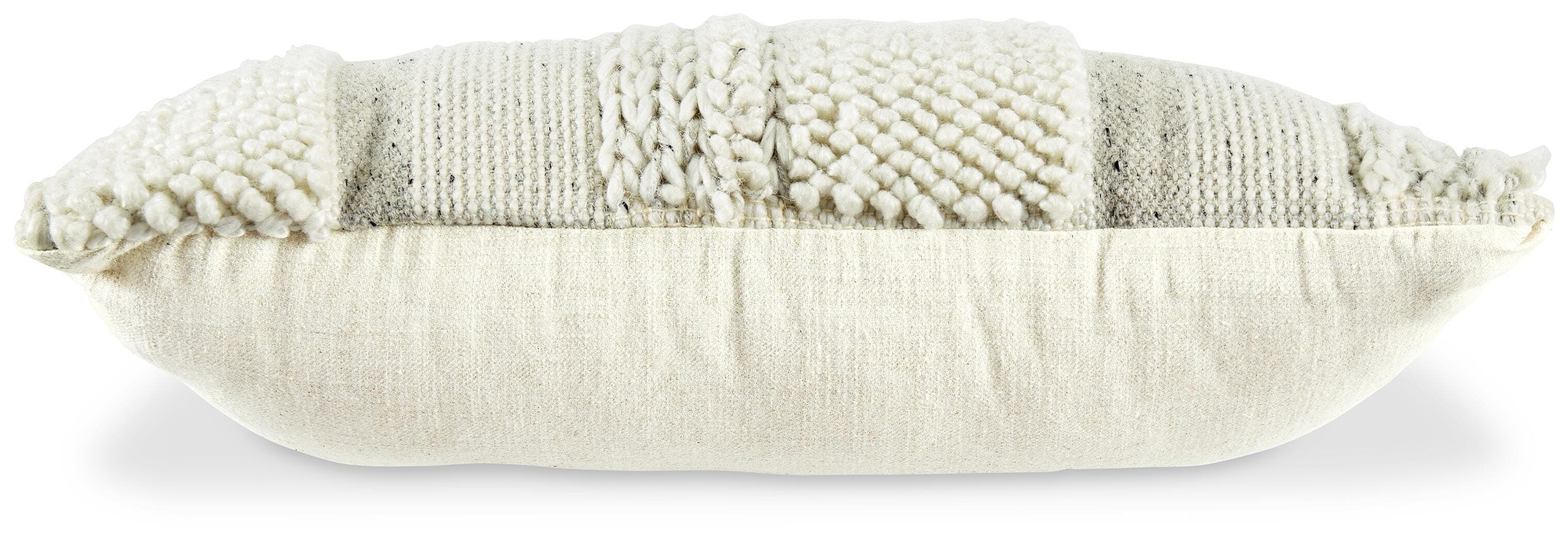 Standon Pillow — White & Black/Gray — view 3