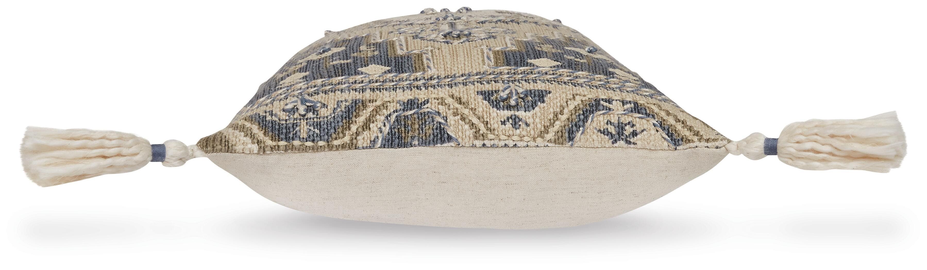 Winbury Pillow (Set of 4) — White, Blue & Brown/Beige — view 3
