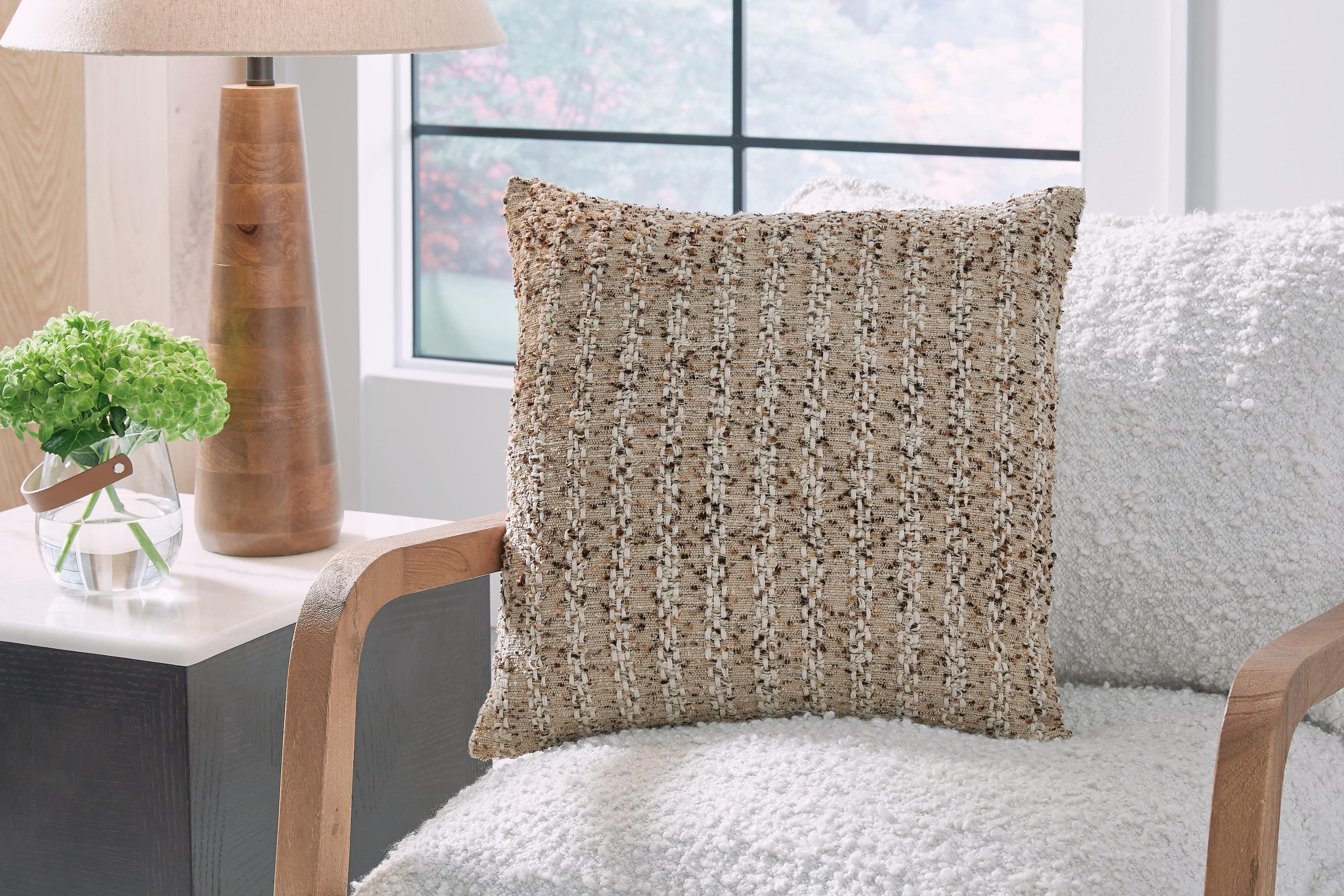 Vorlane Pillow (Set of 4) — Brown/Beige — view 2