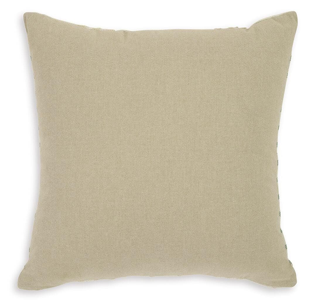 Rowton Pillow (Set of 4) — White & Green — view 4