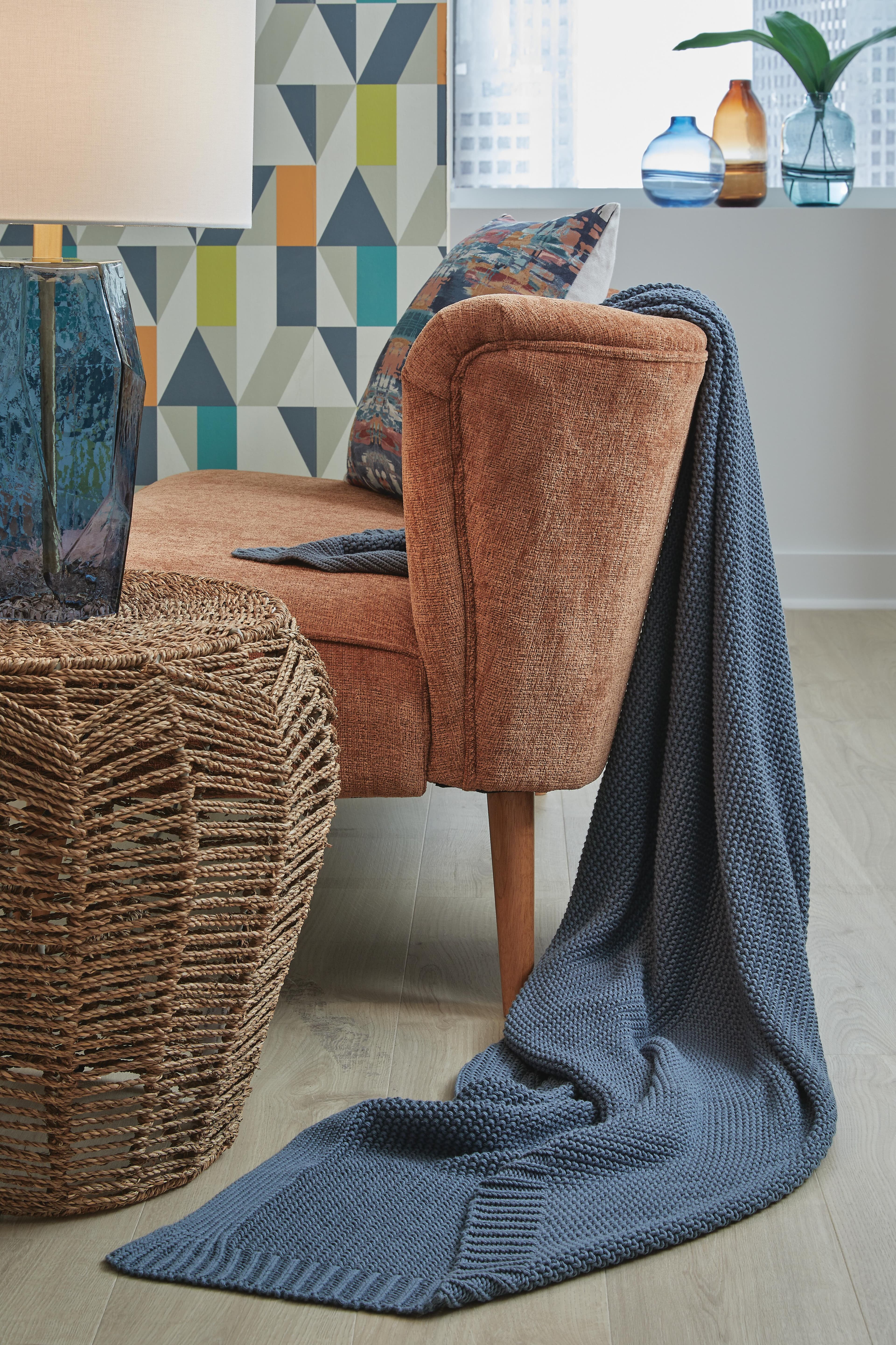 Gayelery Throw (Set of 3) — Blue — view 2