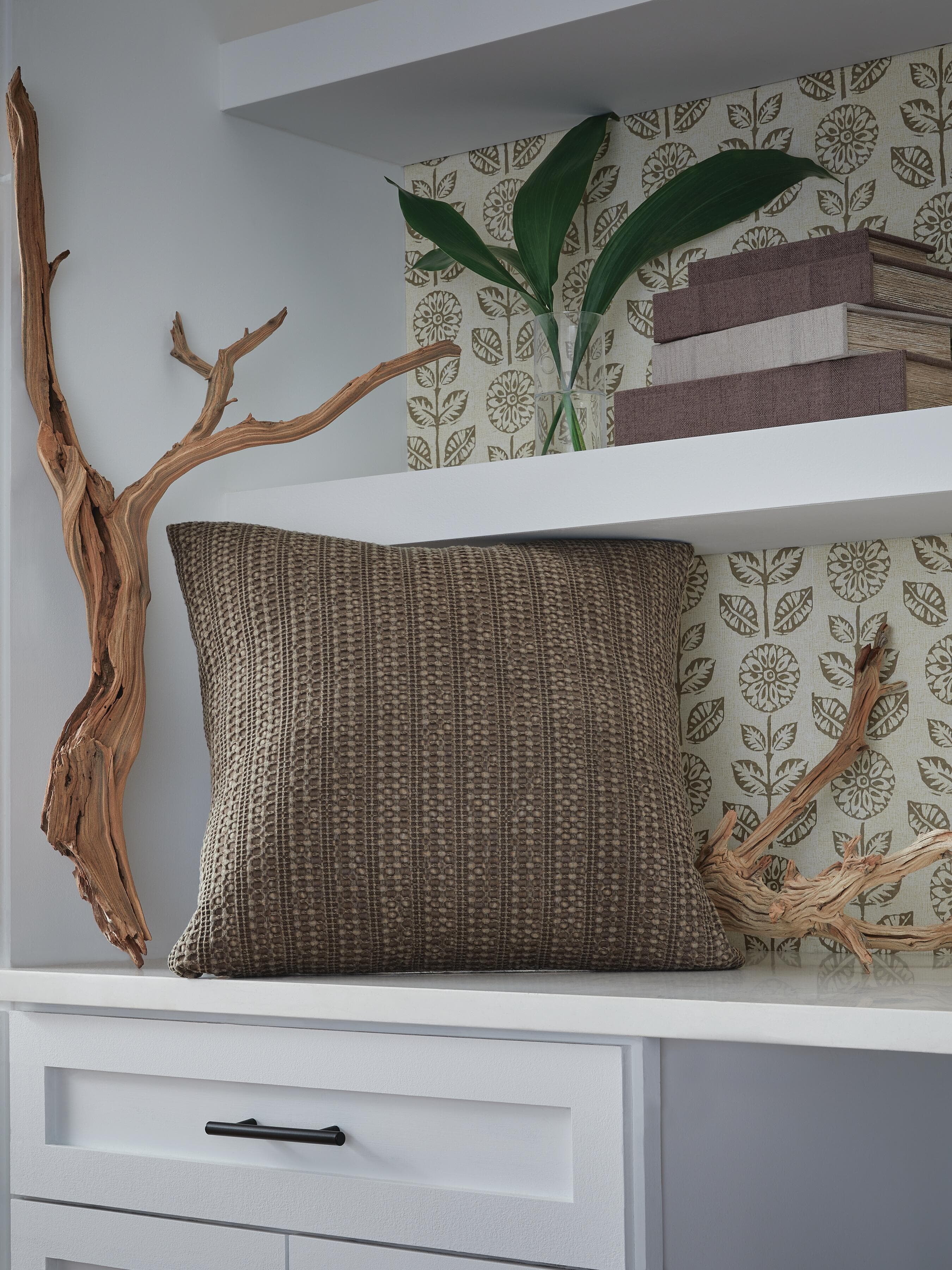 Landcher Pillow (Set of 4) — Brown/Beige — view 2