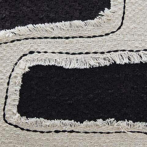 Veerbank Pillow (Set of 4) — Black/Beige — view 5