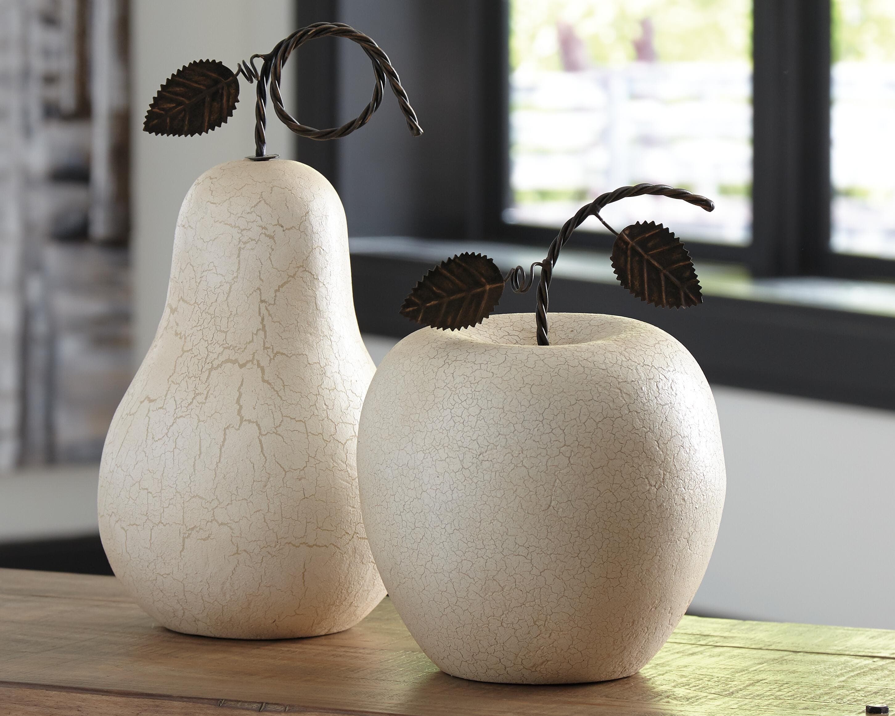 Bidelia Sculpture (Set of 2) — White — view 2