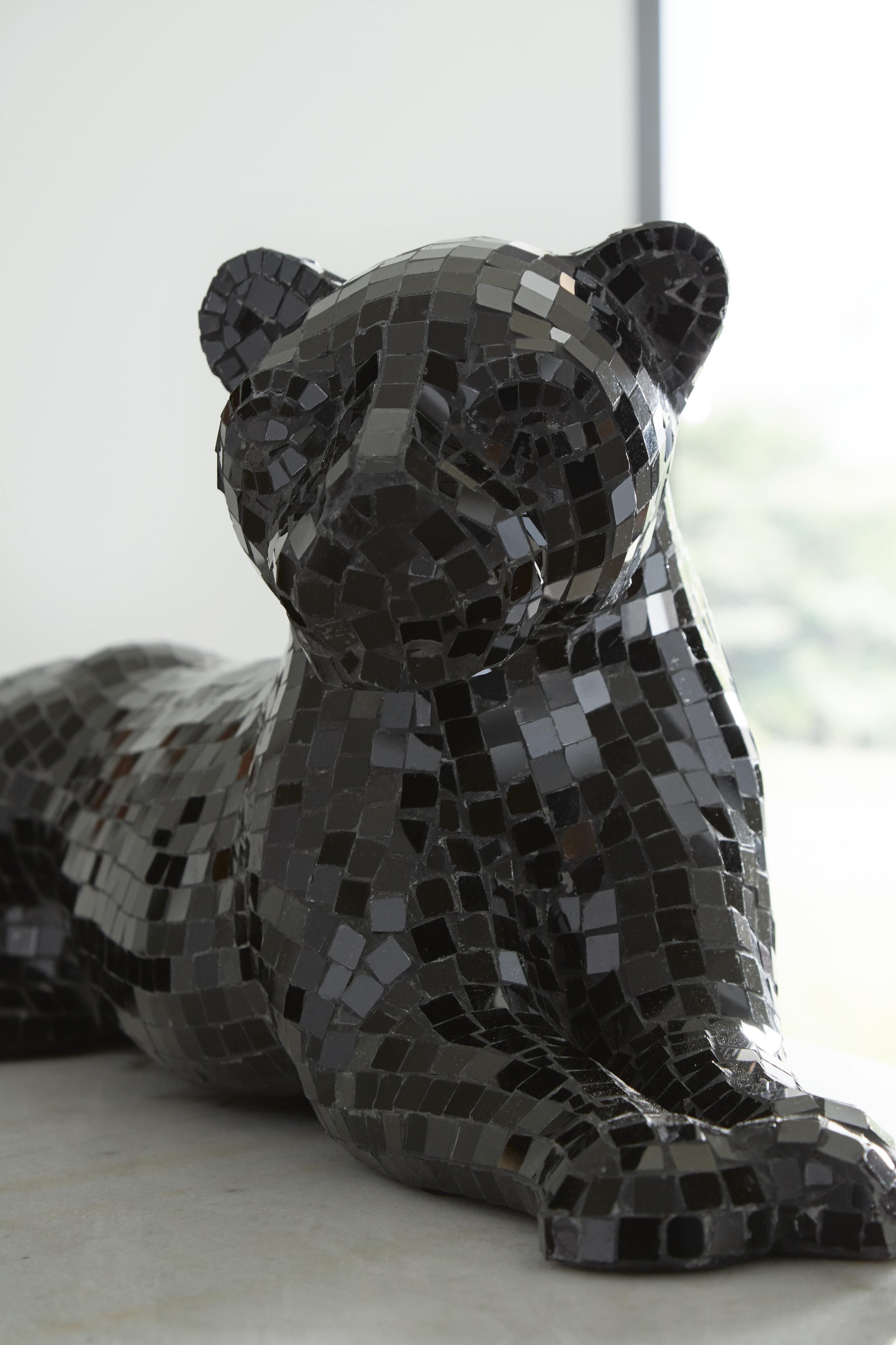 Drice Panther Sculpture — Black/Gray — view 5