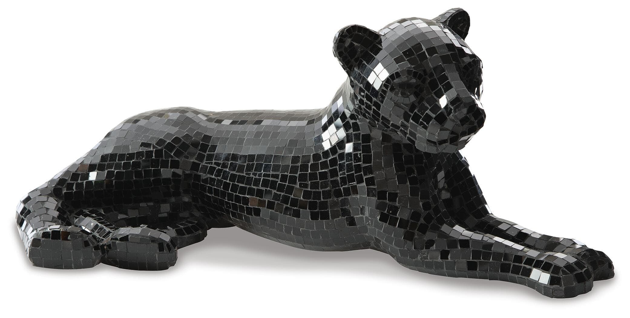 Drice Panther Sculpture — Black/Gray — view 4