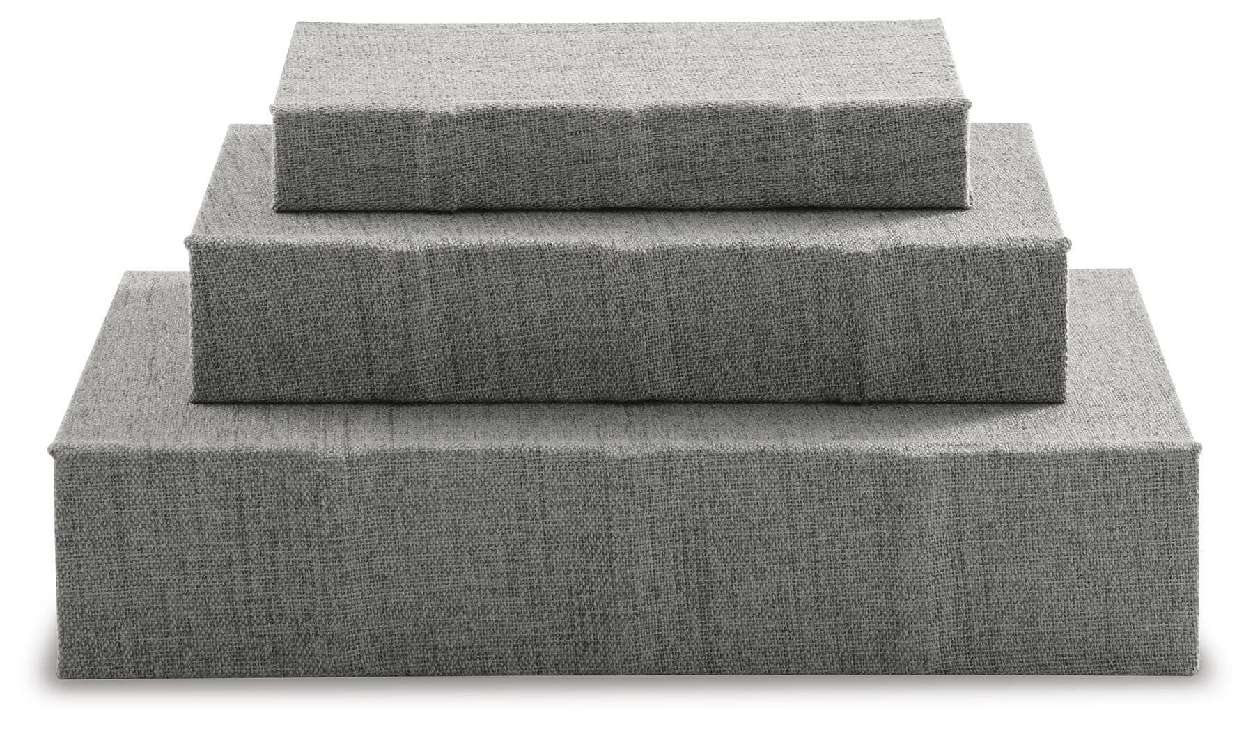 Jolina Box (Set of 3) — Black/Gray — view 4