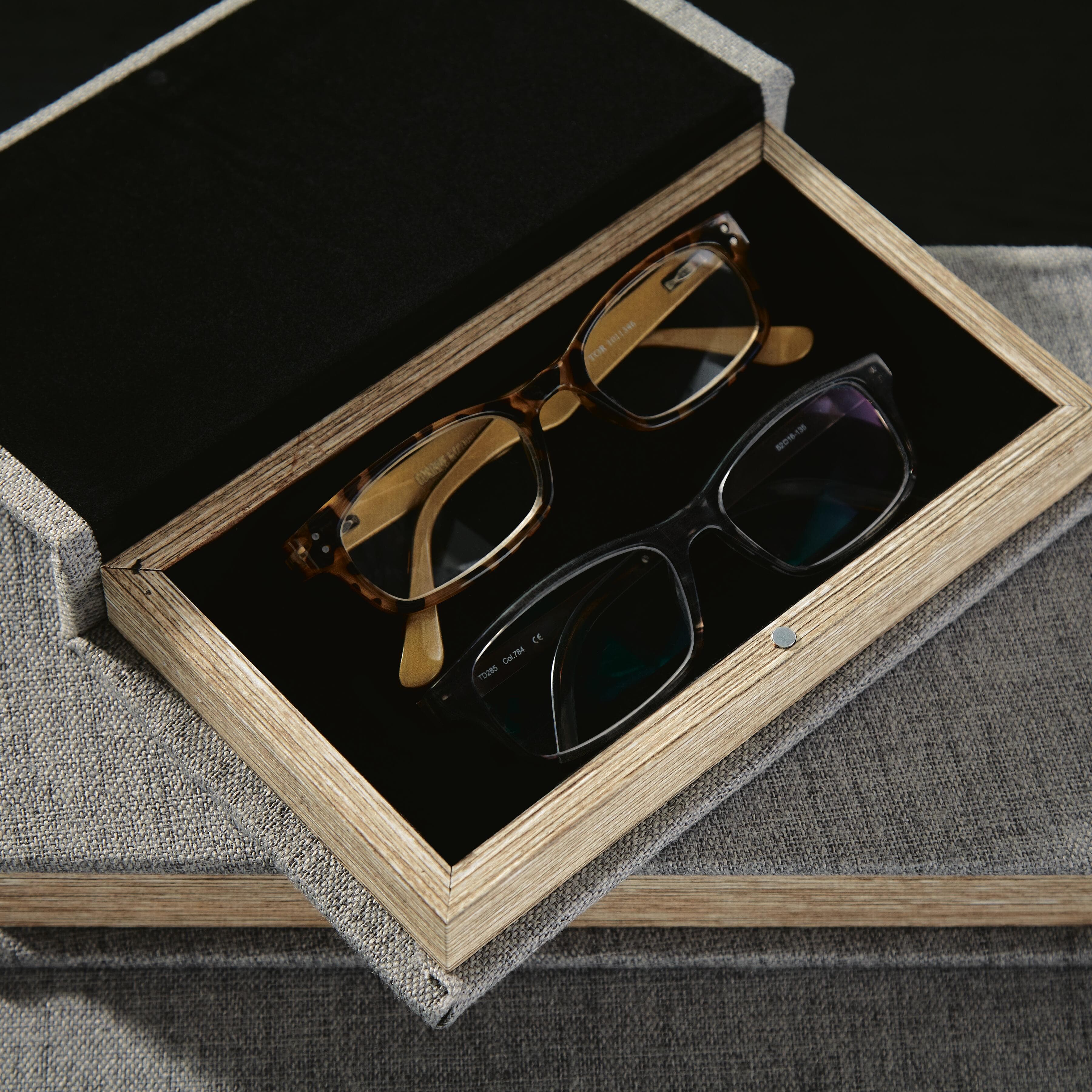 Jolina Box (Set of 3) — Black/Gray — view 6