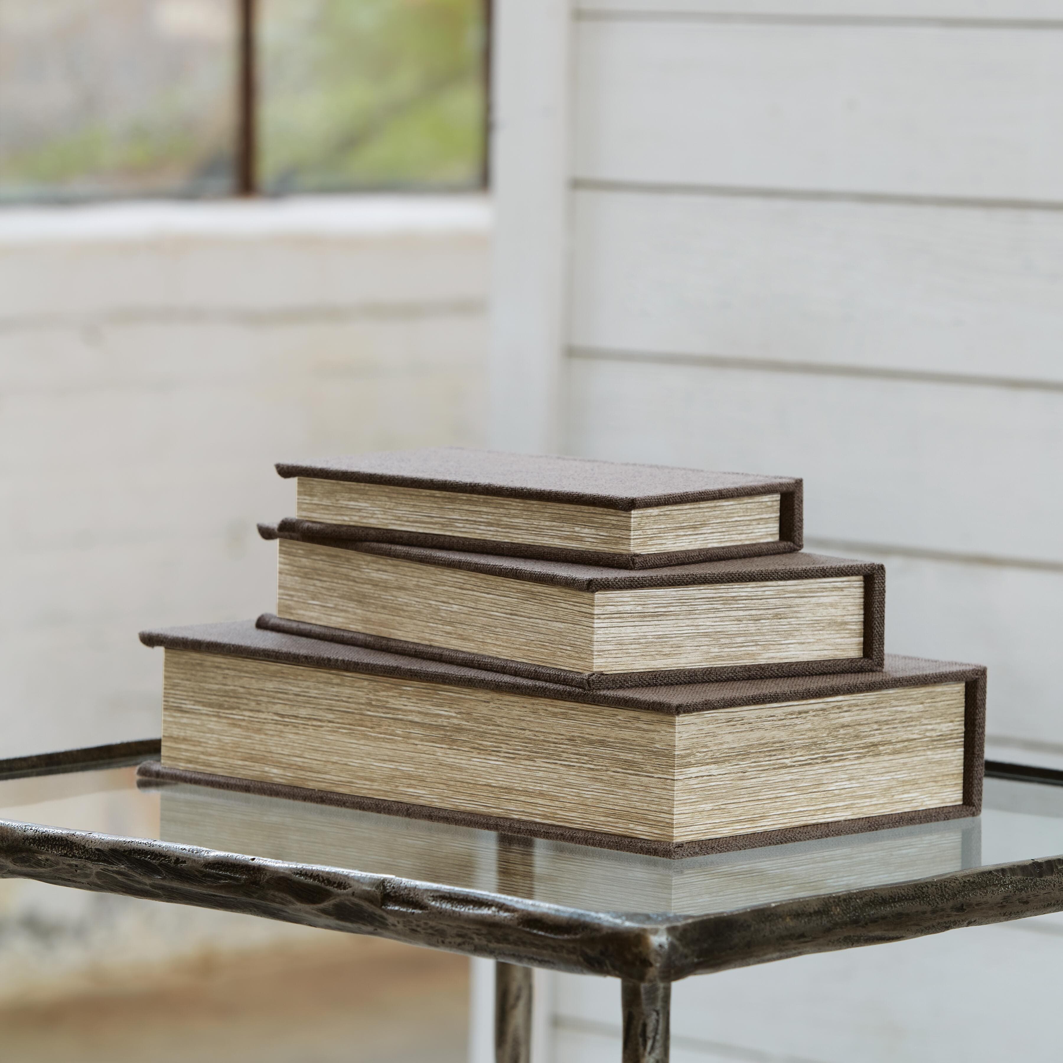 Jolina Box (Set of 3) — Brown/Beige — view 2