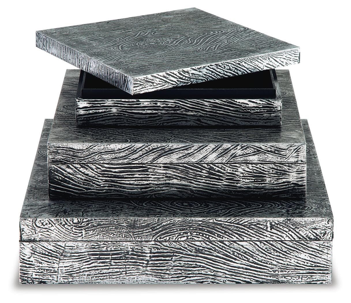 Keldy Box (Set of 3) — Black/Gray — view 5