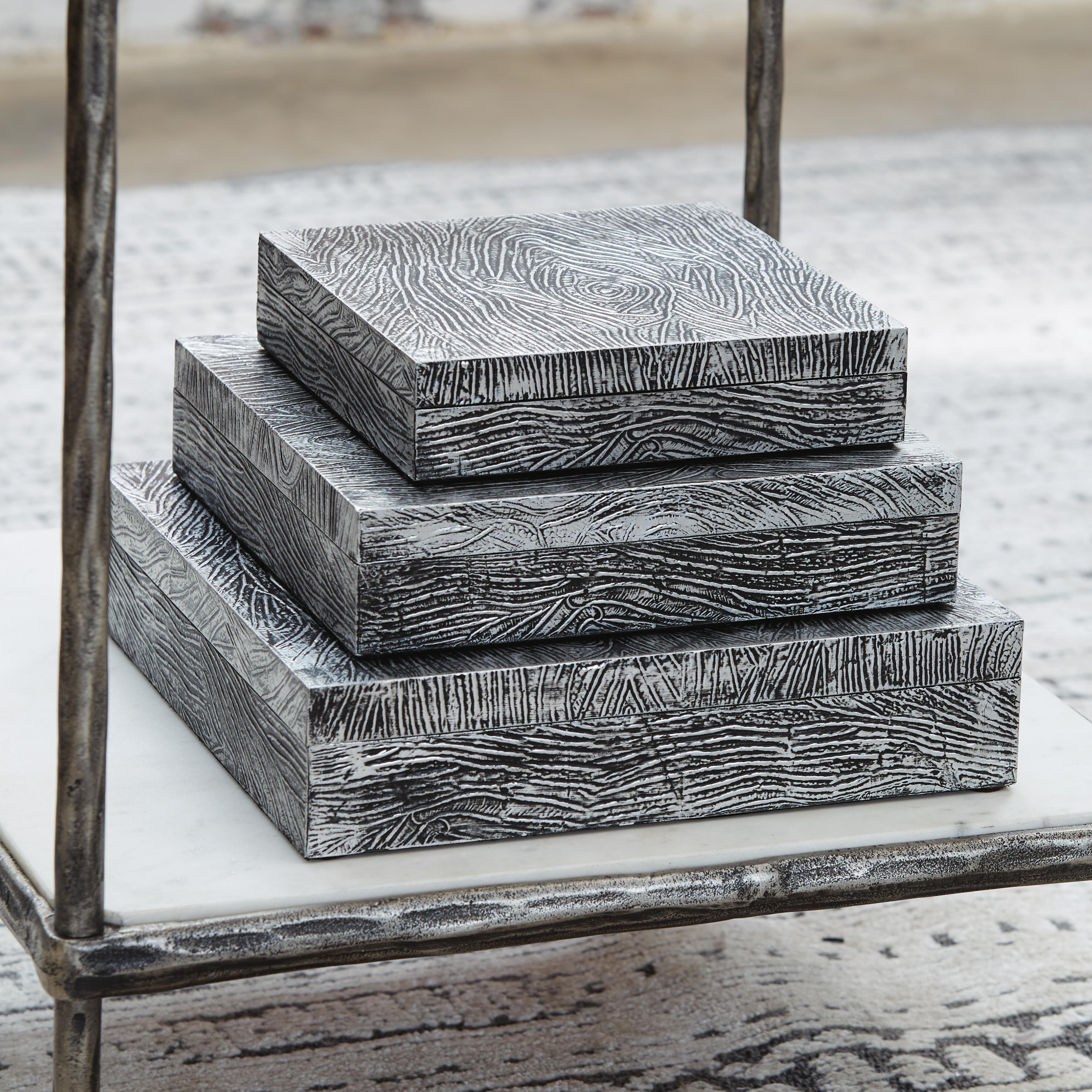 Keldy Box (Set of 3) — Black/Gray — view 2