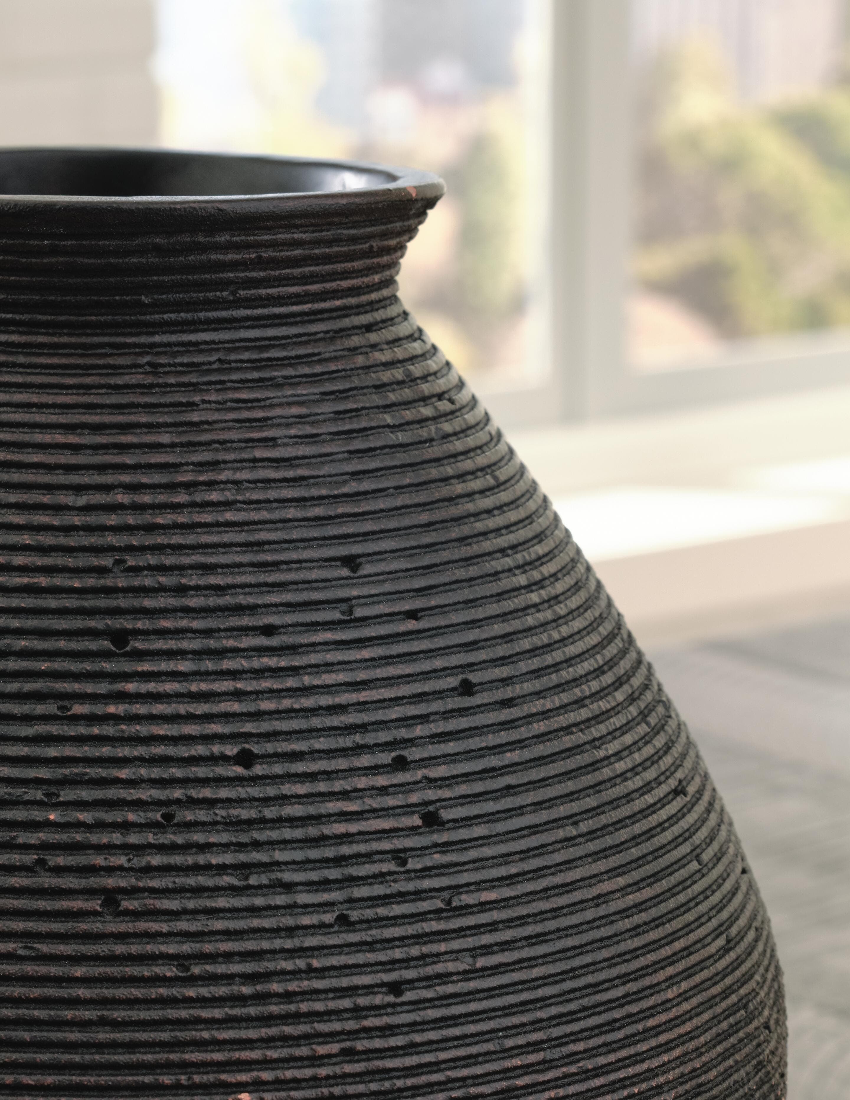 Hannela Vase — Brown/Beige — view 3