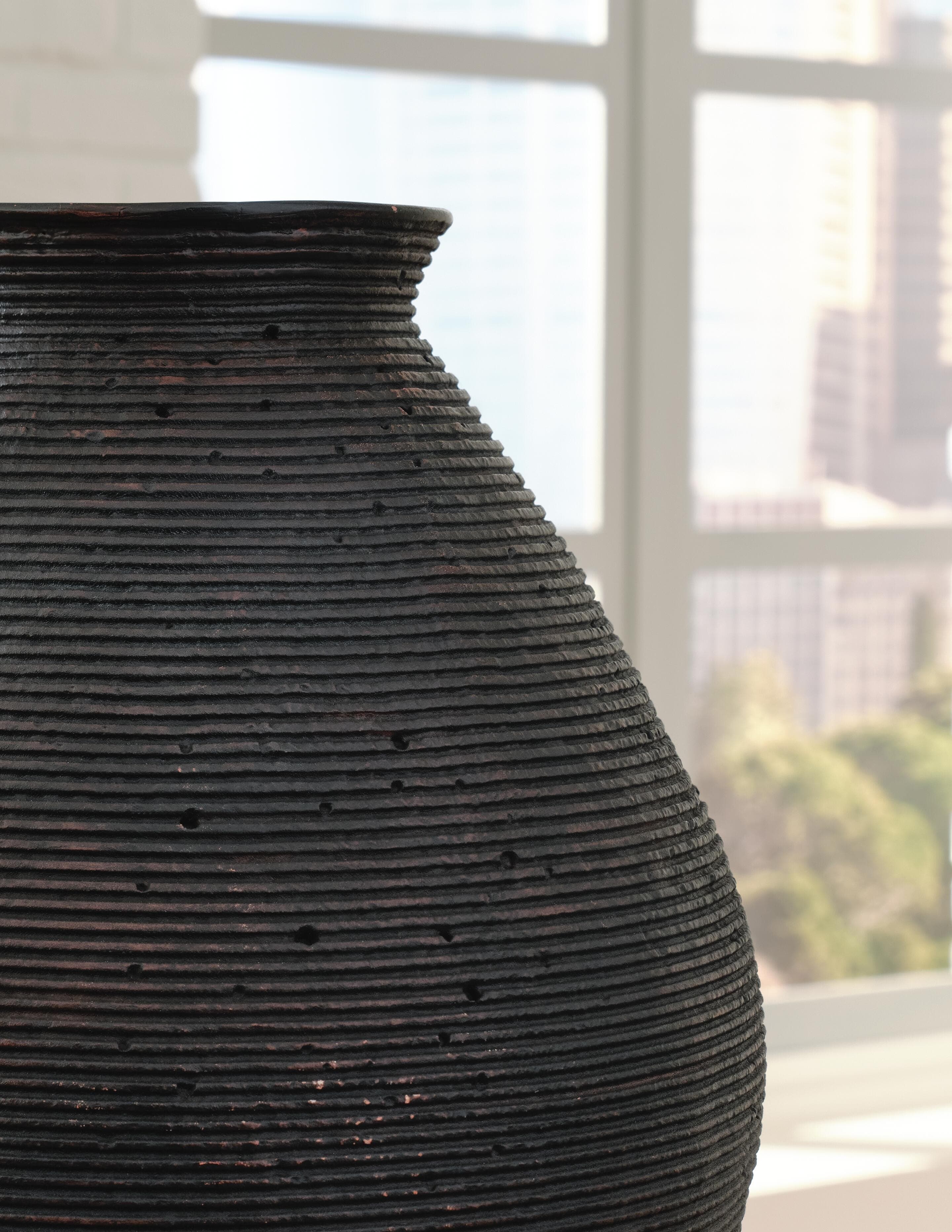 Hannela Vase — Brown/Beige — view 3
