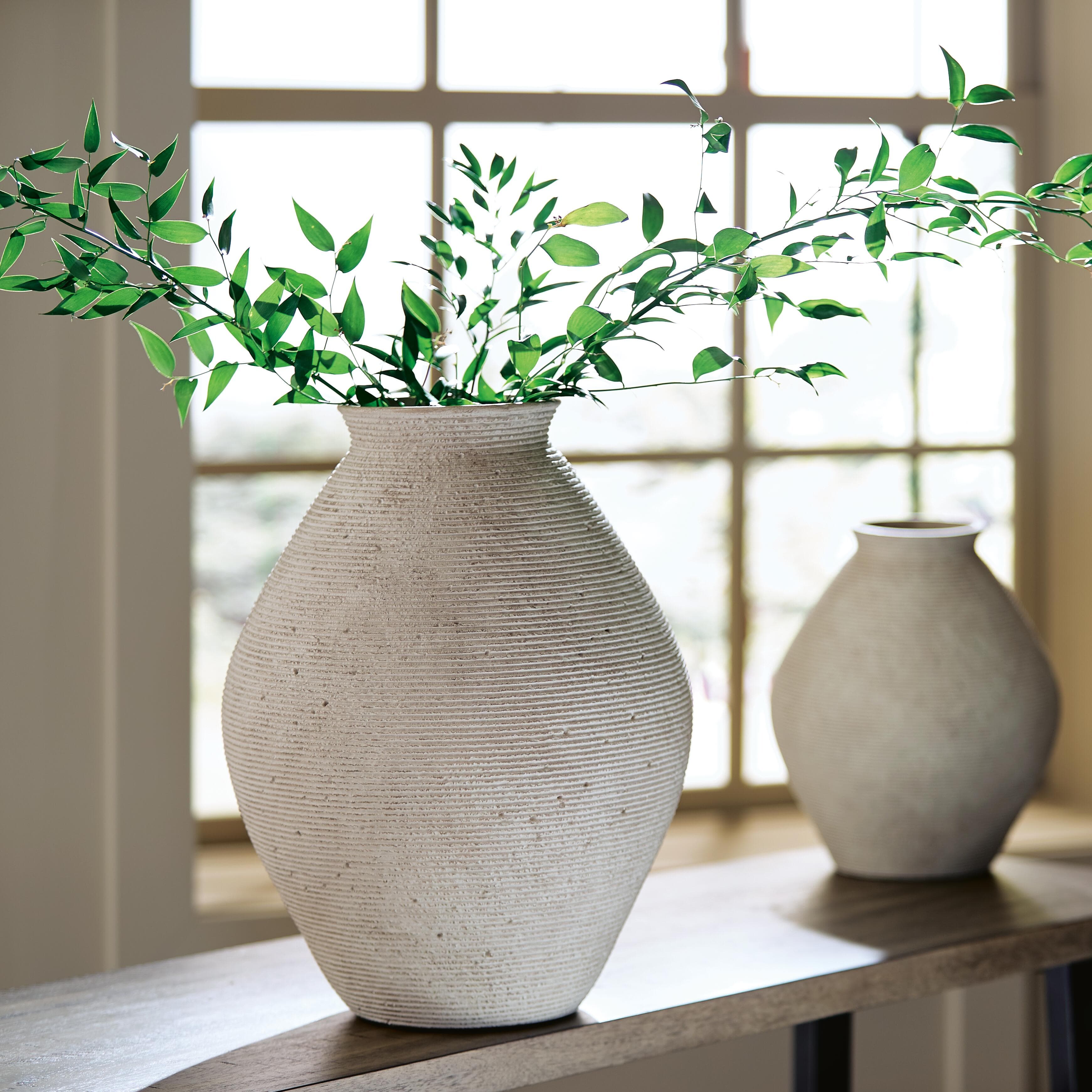 Hannela Vase — Brown/Beige — view 2