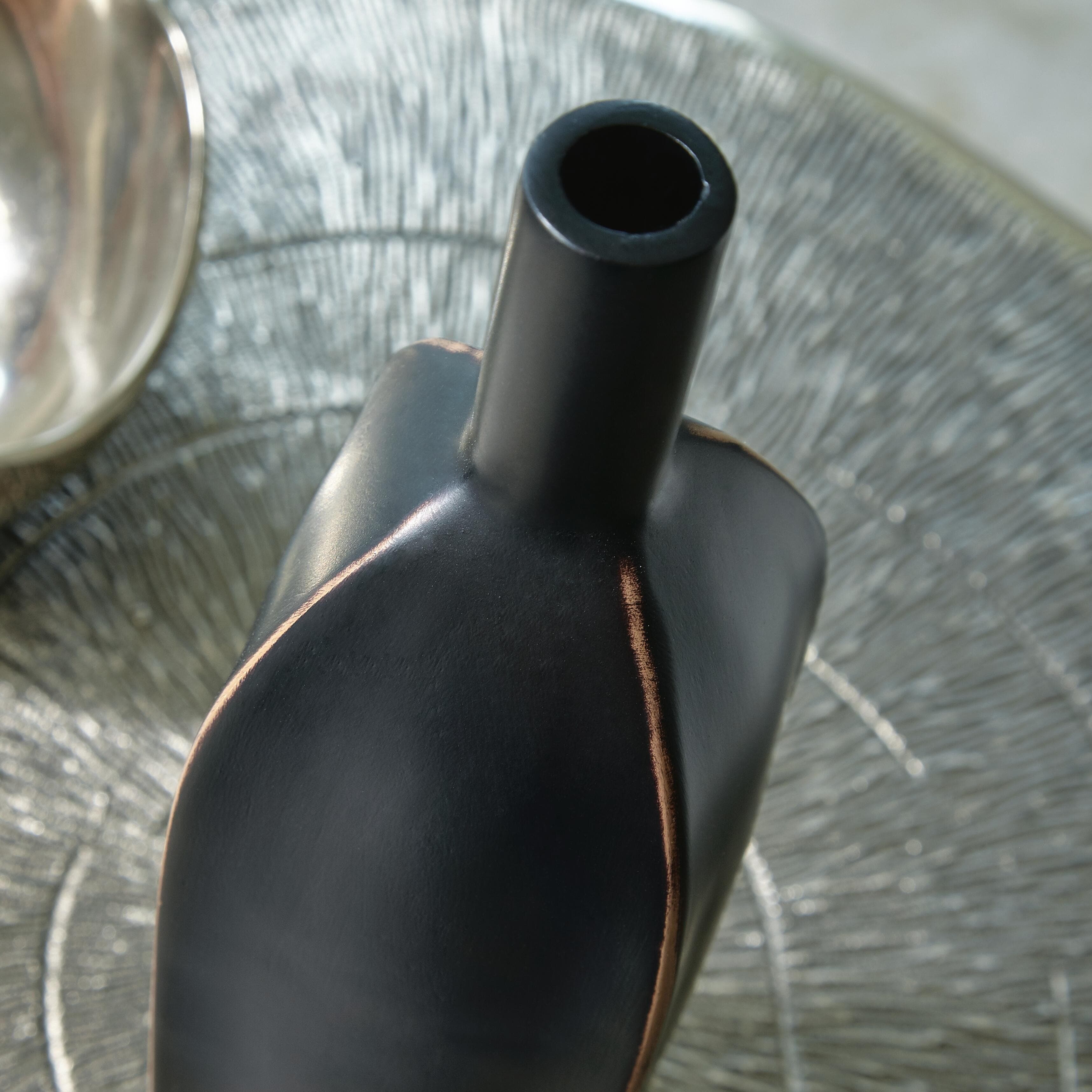 Rhaveney Vase (Set of 3) — Black/Gray — view 4