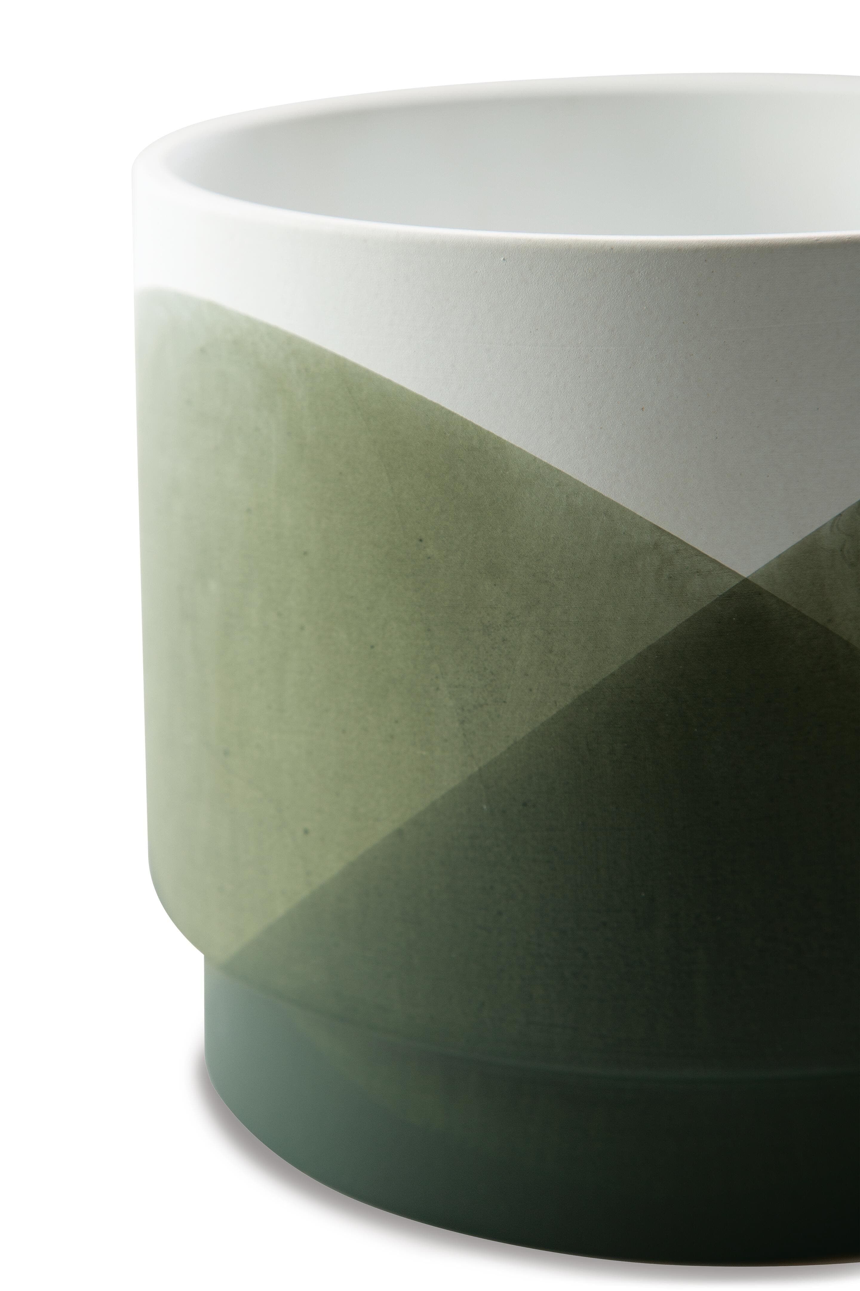 Ardenridge Planter (Set of 2) — White & Green — view 4