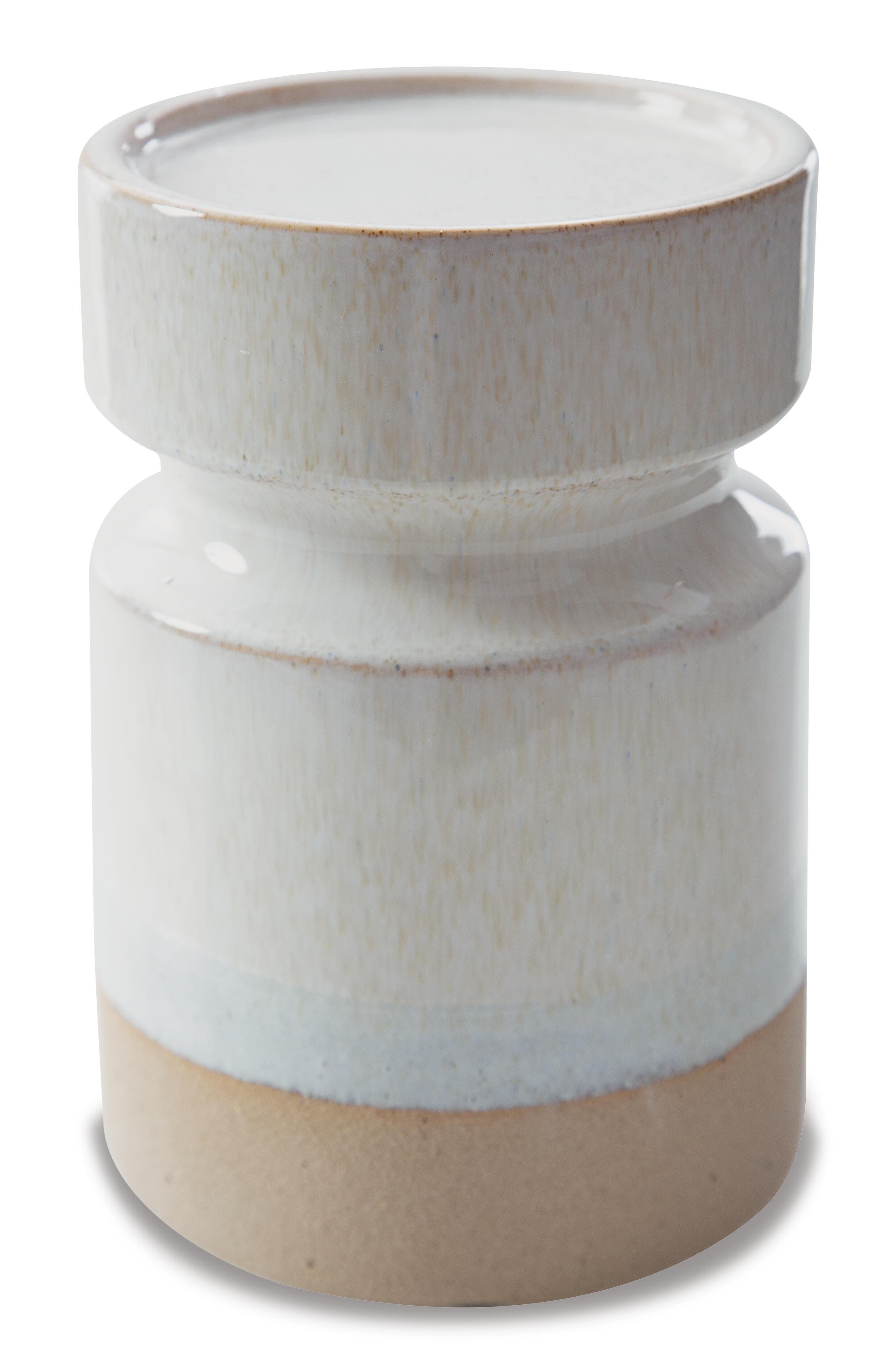 Hurston Candle Holder (Set of 3) — Transparent, White & Brown/Beige — view 4