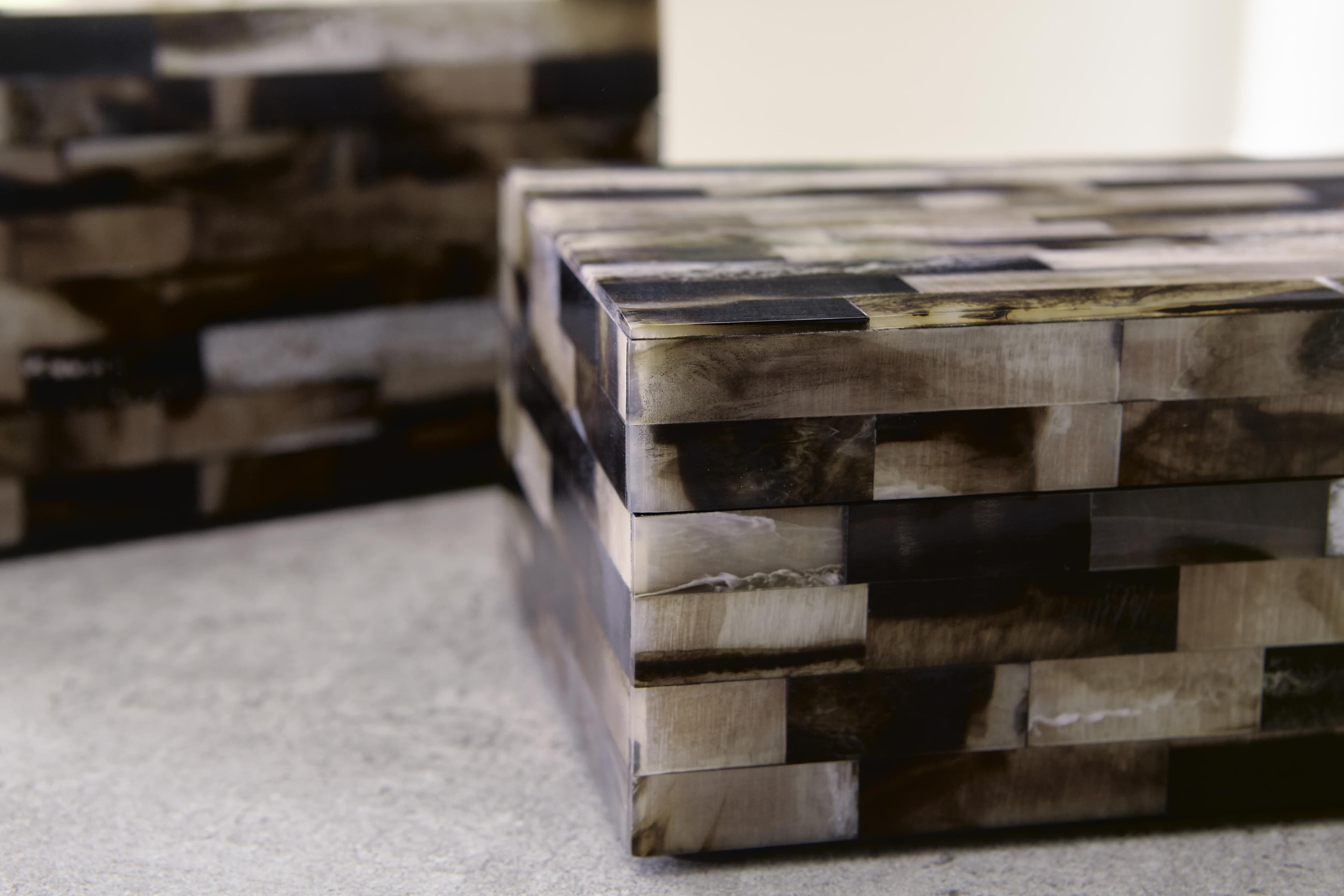 Ellford Box (Set of 2) — White, Black/Gray & Brown/Beige — view 5