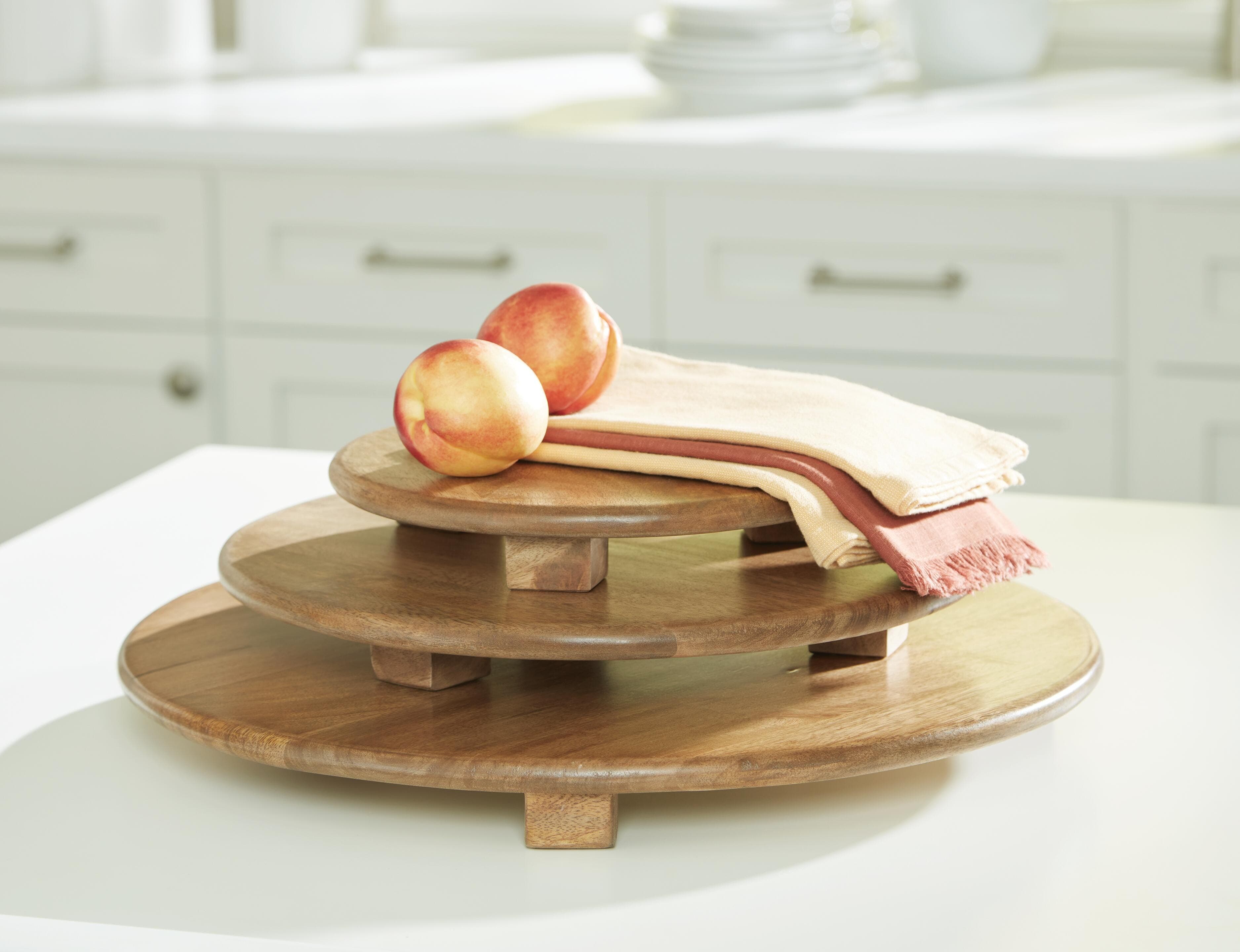Kaidler Tray Set (Set of 3) — Brown/Beige — view 4