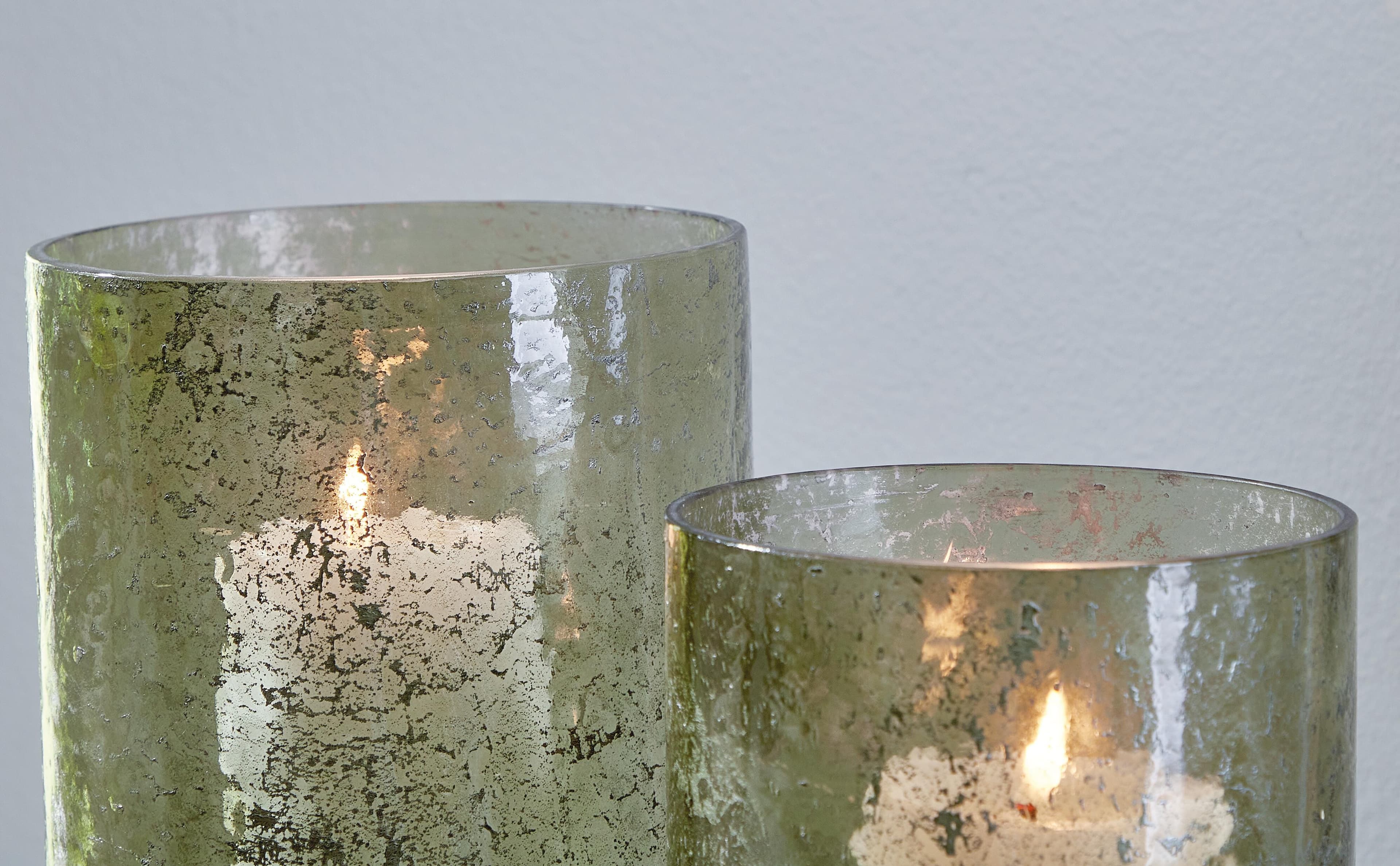 Clarkton Candle Holder Set (Set of 2) — Green — view 4