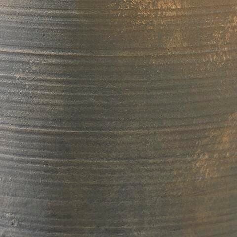 Brickmen Vase — Black/Gray & Brown/Beige — view 4