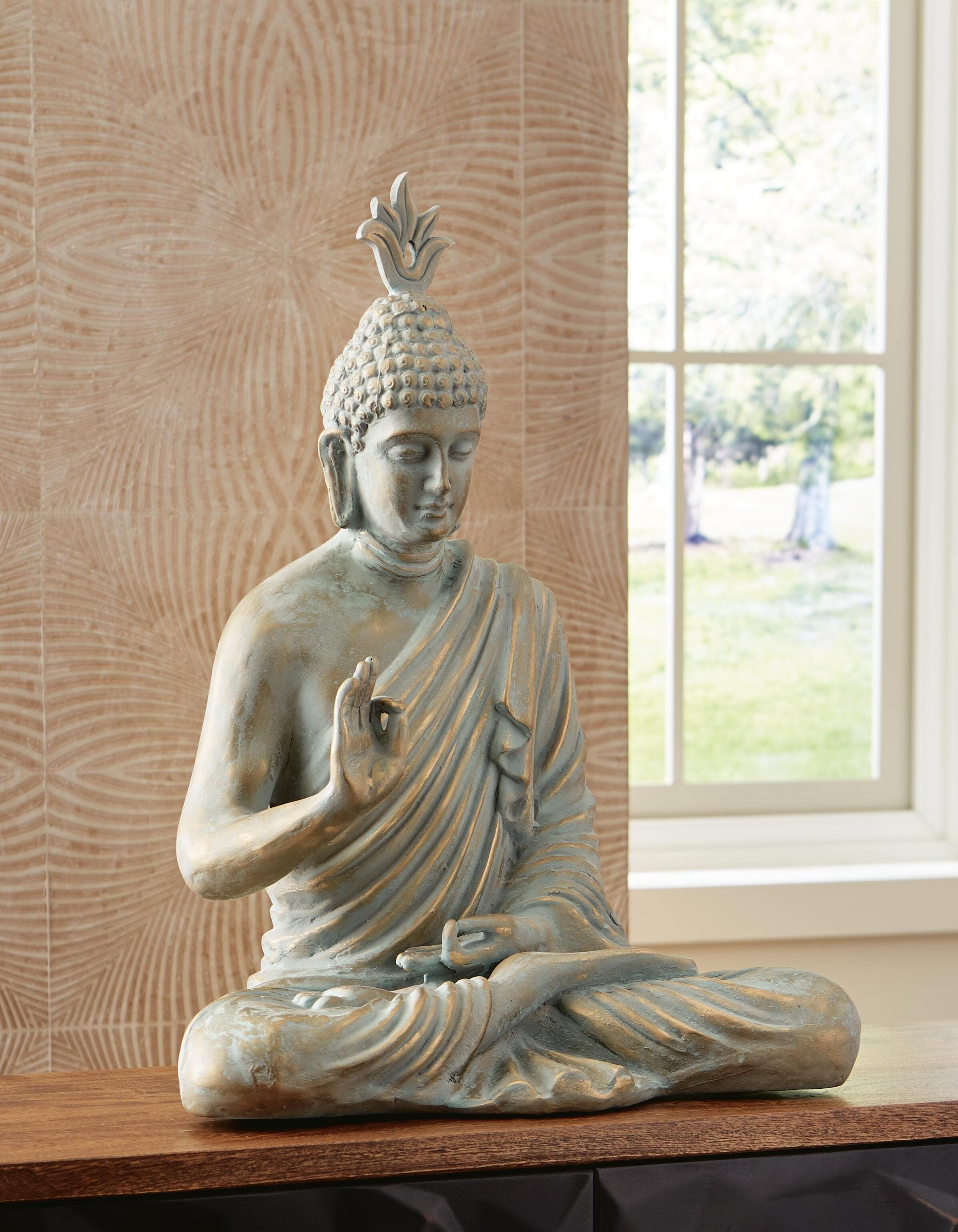 Hosgrove Sculpture — Metallic & Green — view 2