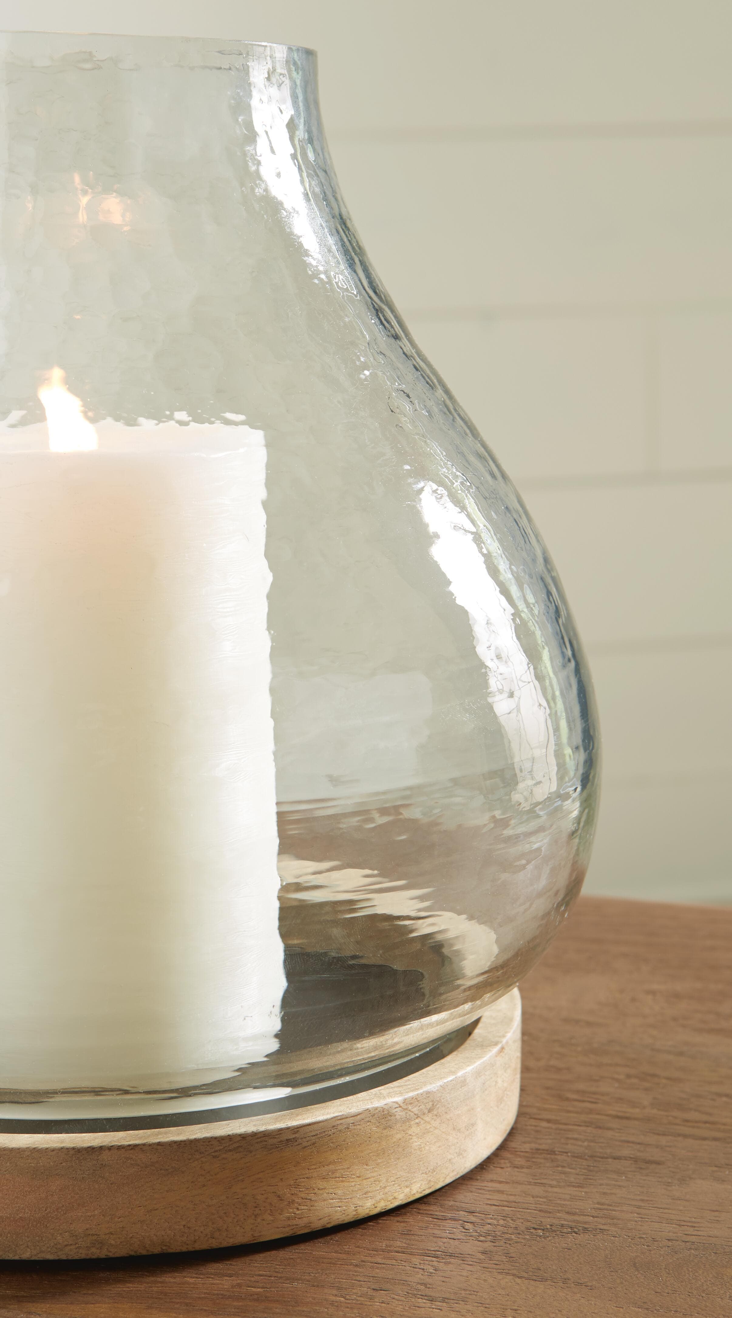 Adalisen Candle Holder — Transparent & Brown/Beige — view 3
