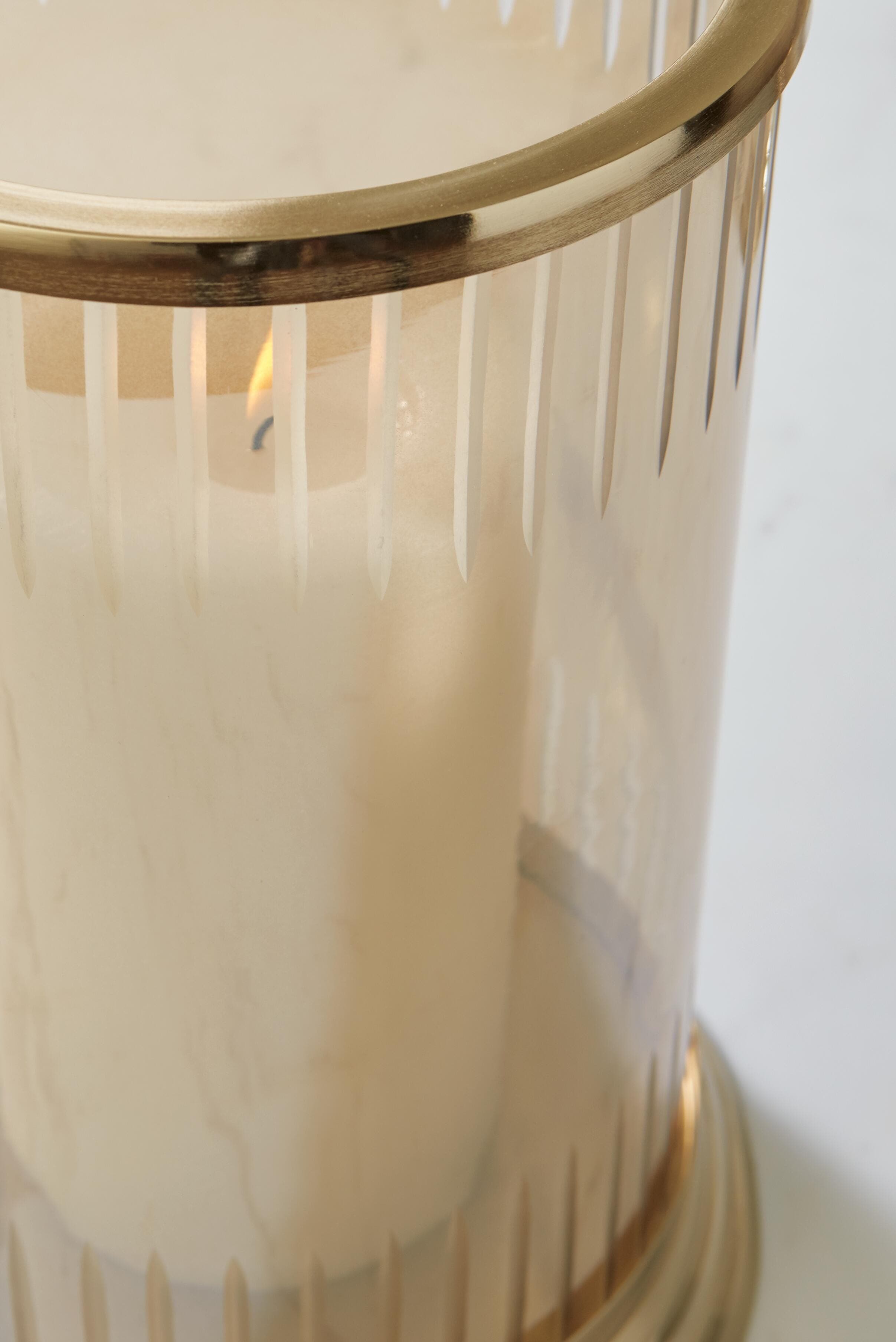 Aavinson Candle Holder — Transparent & Metallic — view 3
