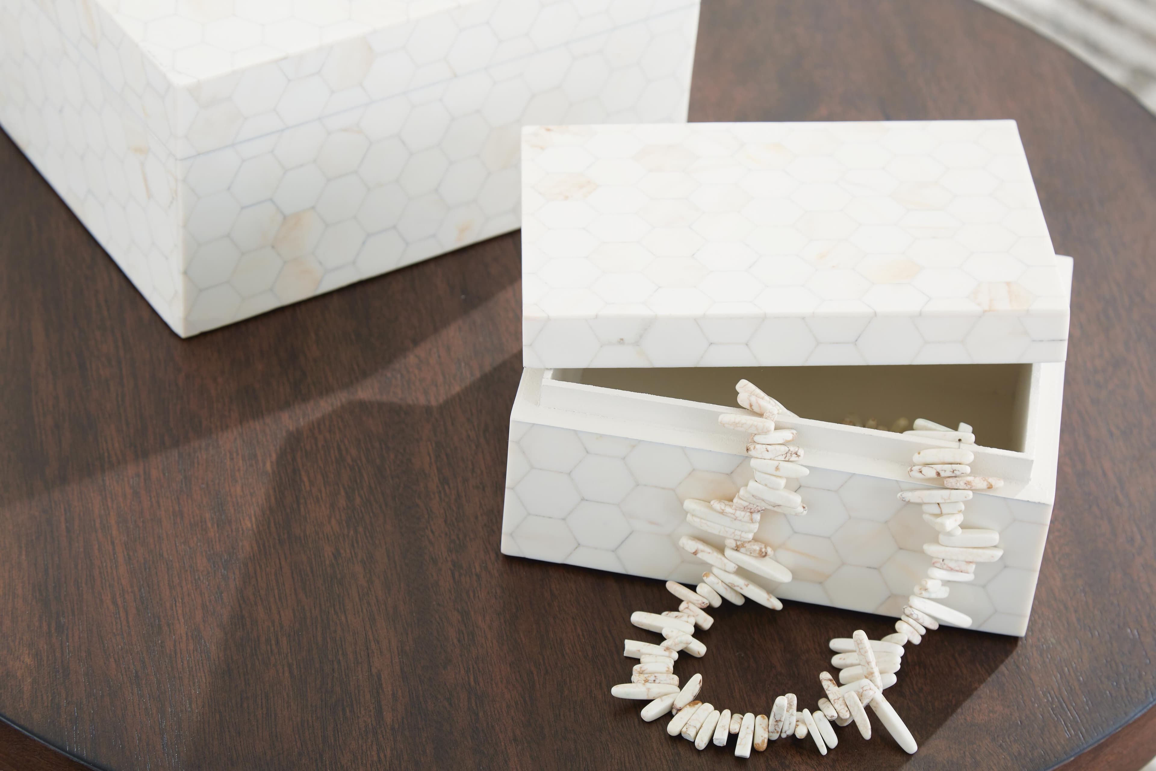 Aldenburg Box (Set of 2) — White — view 4