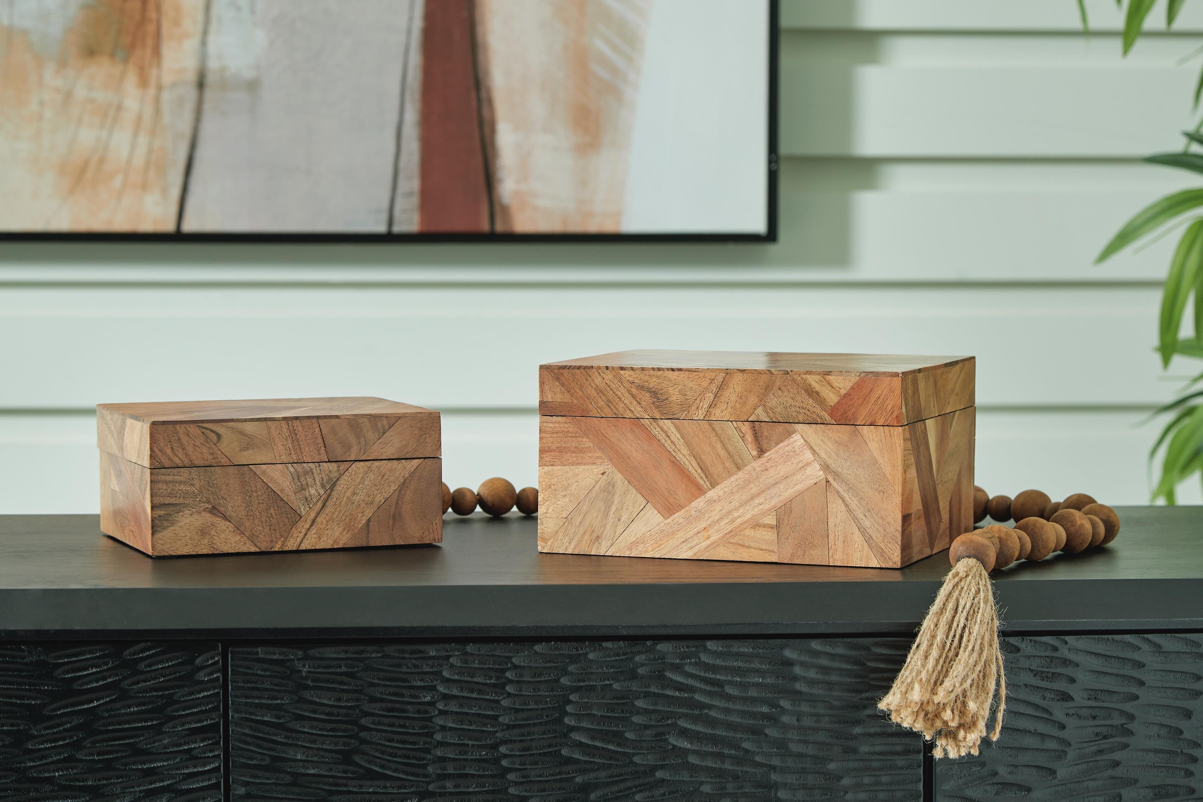 Antford Box (Set of 2) — Brown/Beige — view 2