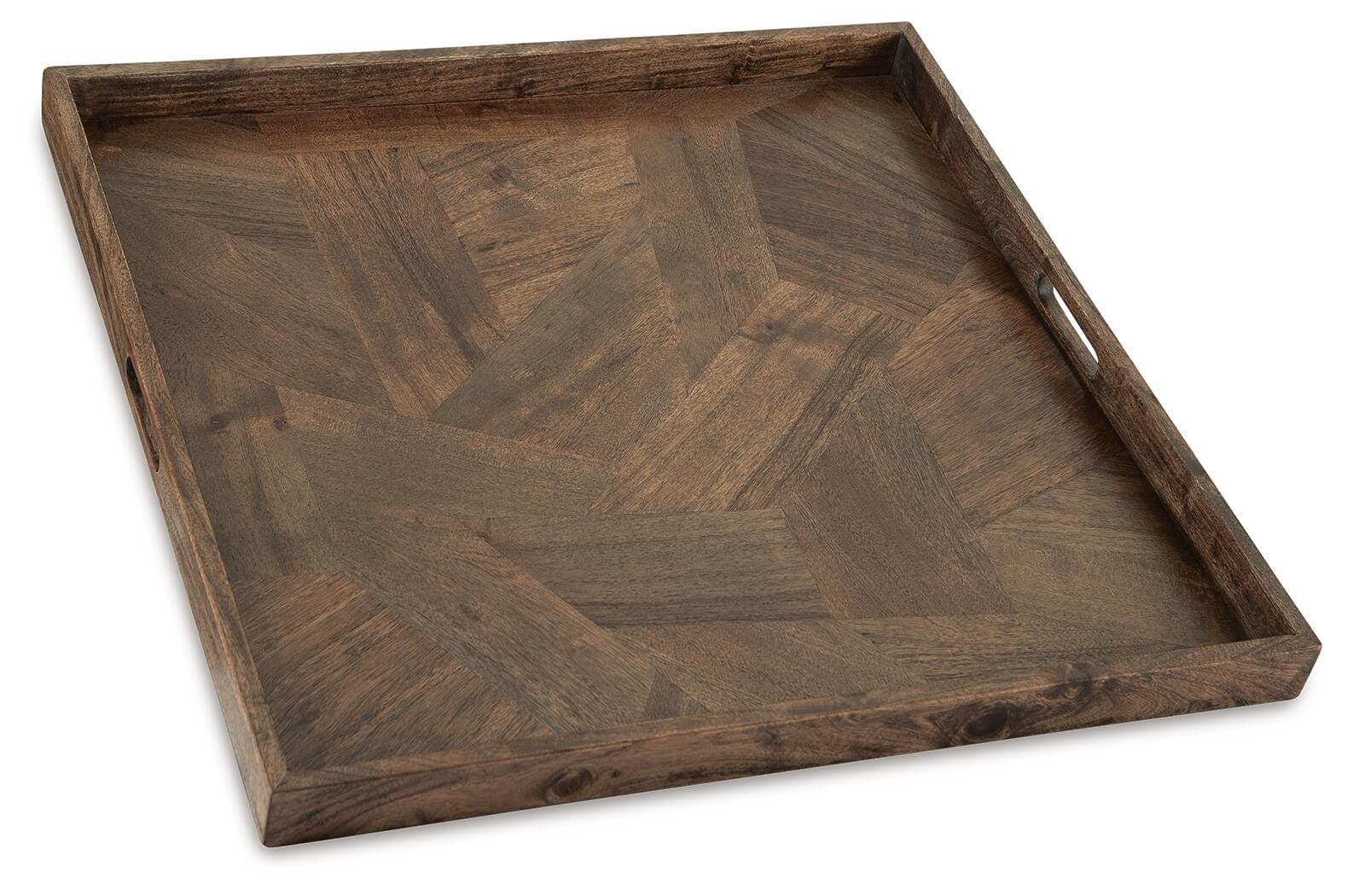 Heddford Tray — Brown/Beige — view 3