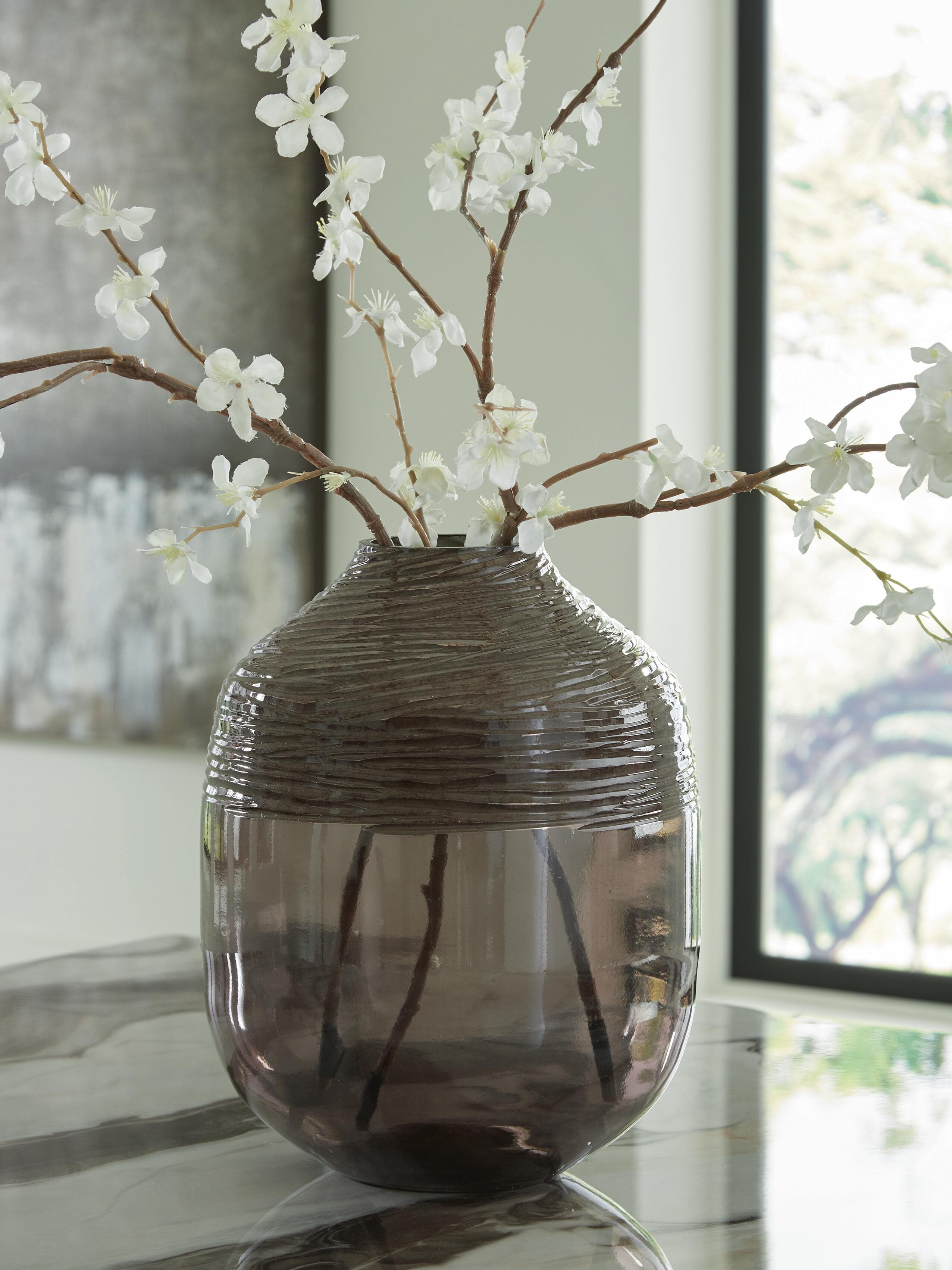 Harpwick Vase — Black/Gray — view 2