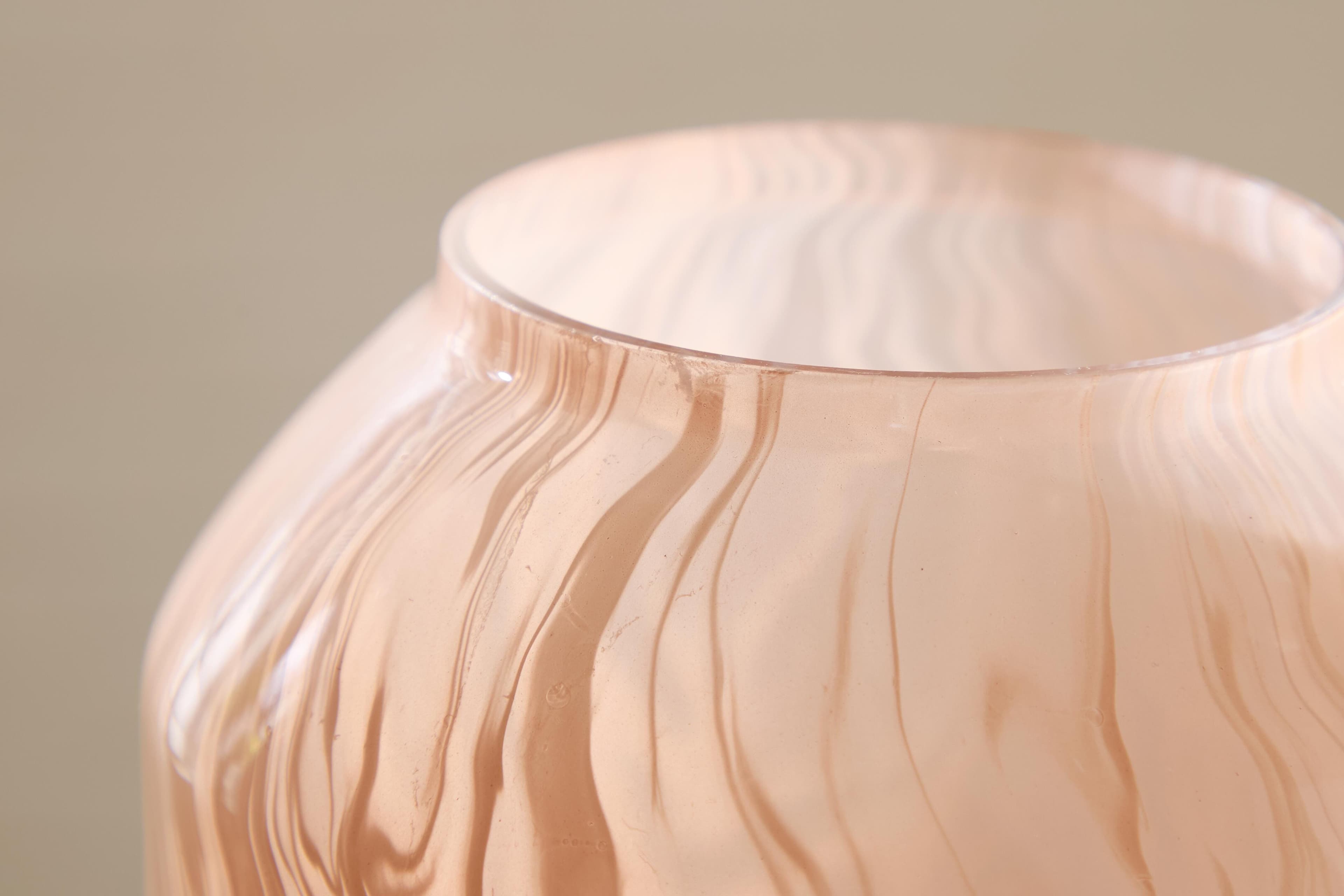 Dushby Vase — Transparent & Red/Burgundy — view 3